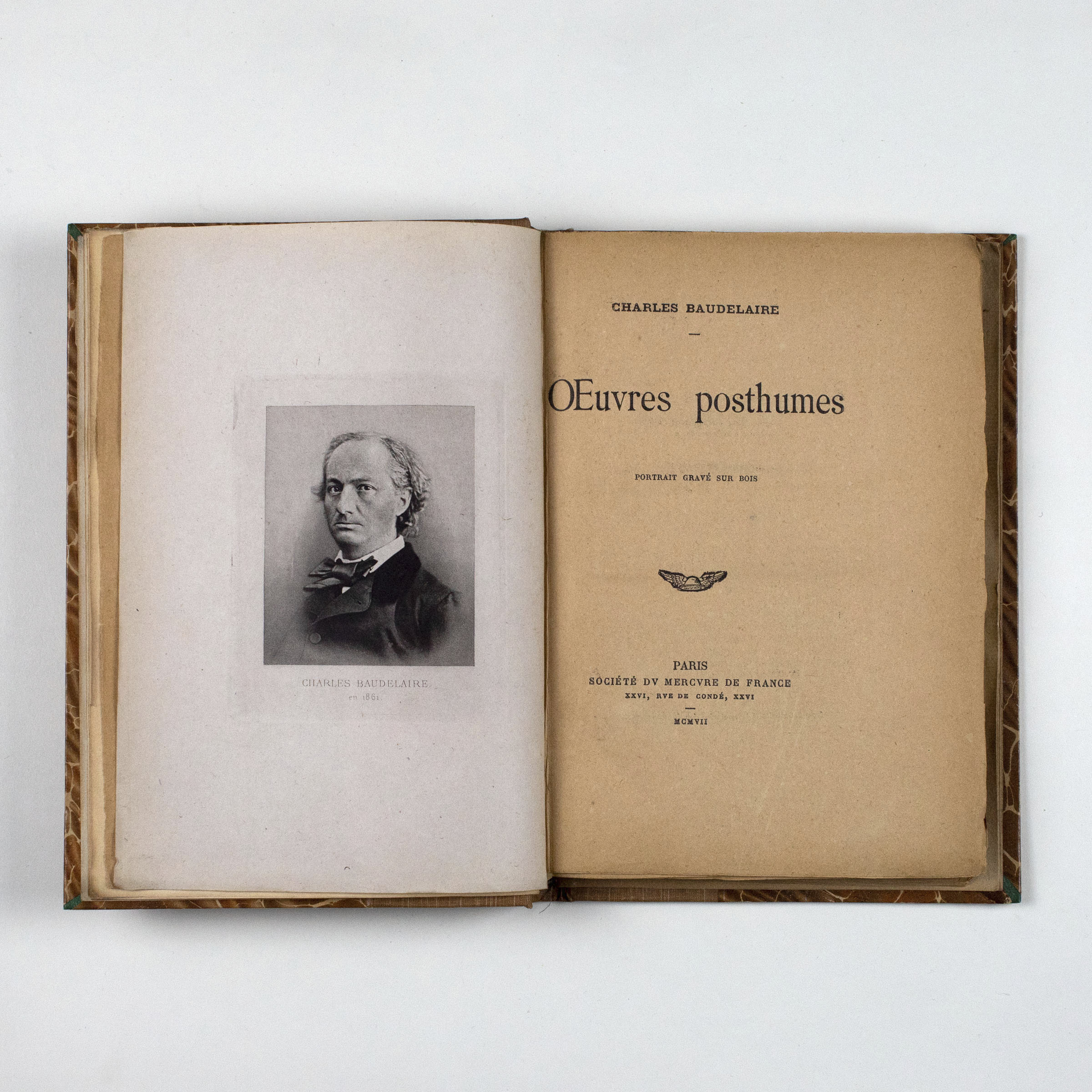 Lettres 1841-1866. Paris, Mercure de France, 1906. - Œuvres posthumes. Paris, Mercure de France, 1907. – Image 17