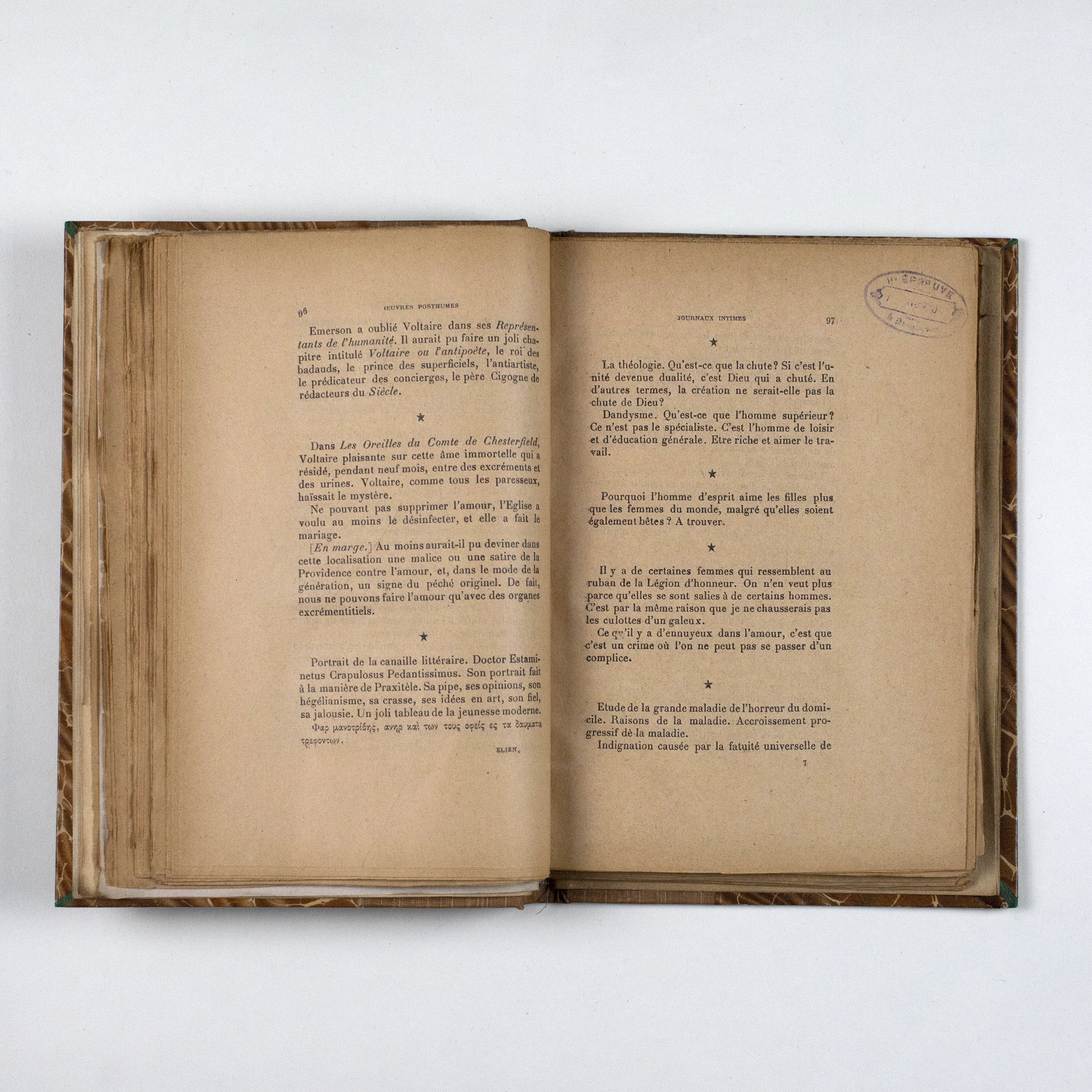 Lettres 1841-1866. Paris, Mercure de France, 1906. - Œuvres posthumes. Paris, Mercure de France, 1907. – Image 19