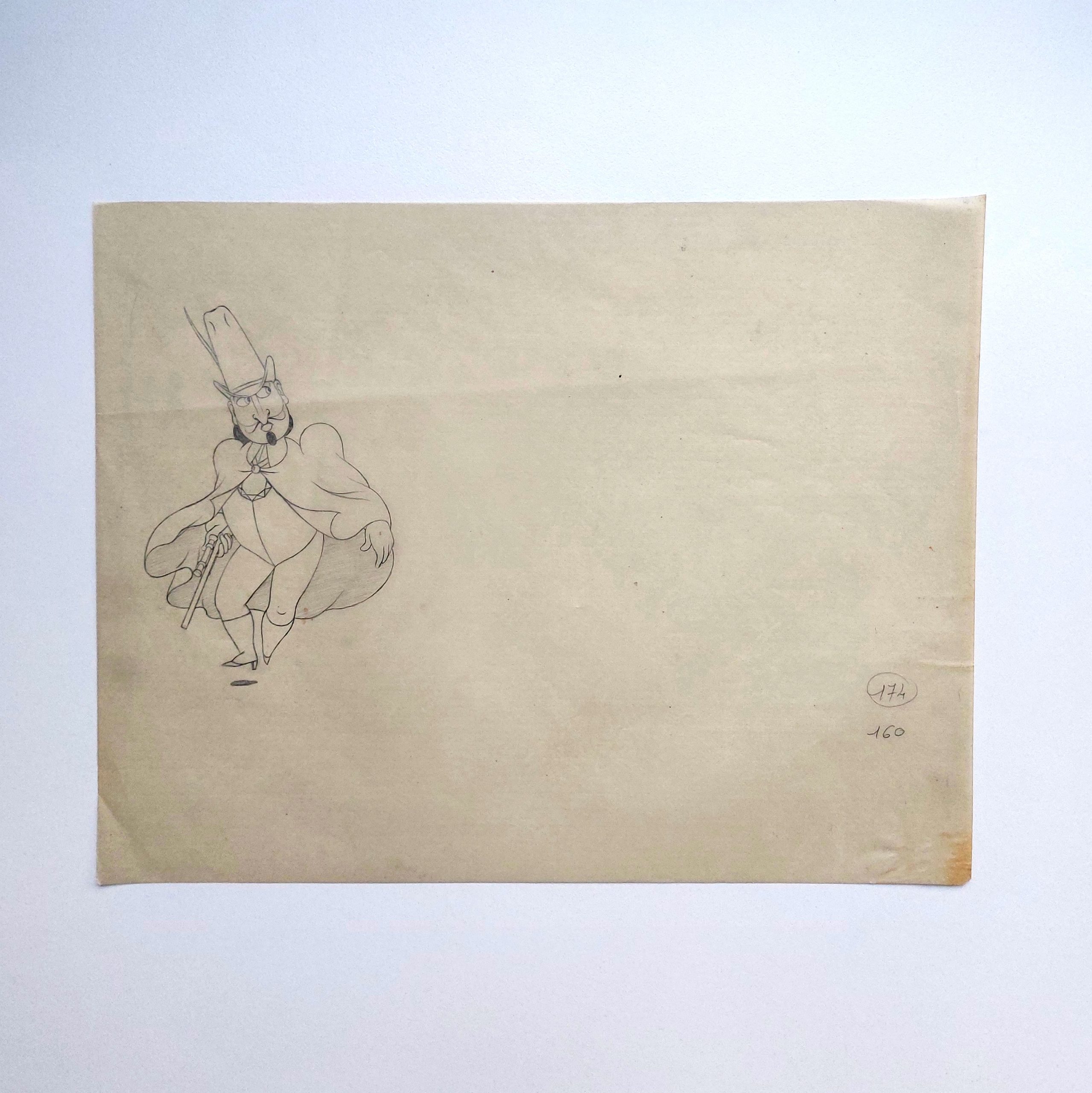 Dessin du Roi en tenue de chasseur. – Image 2