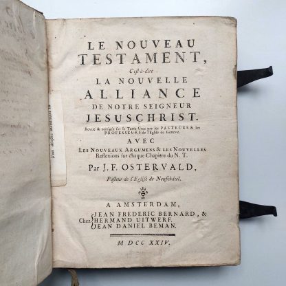 Le Nouveau Testament, c'est à dire la nouvelle alliance de notre seigneur Jésus-Christ. – Image 4