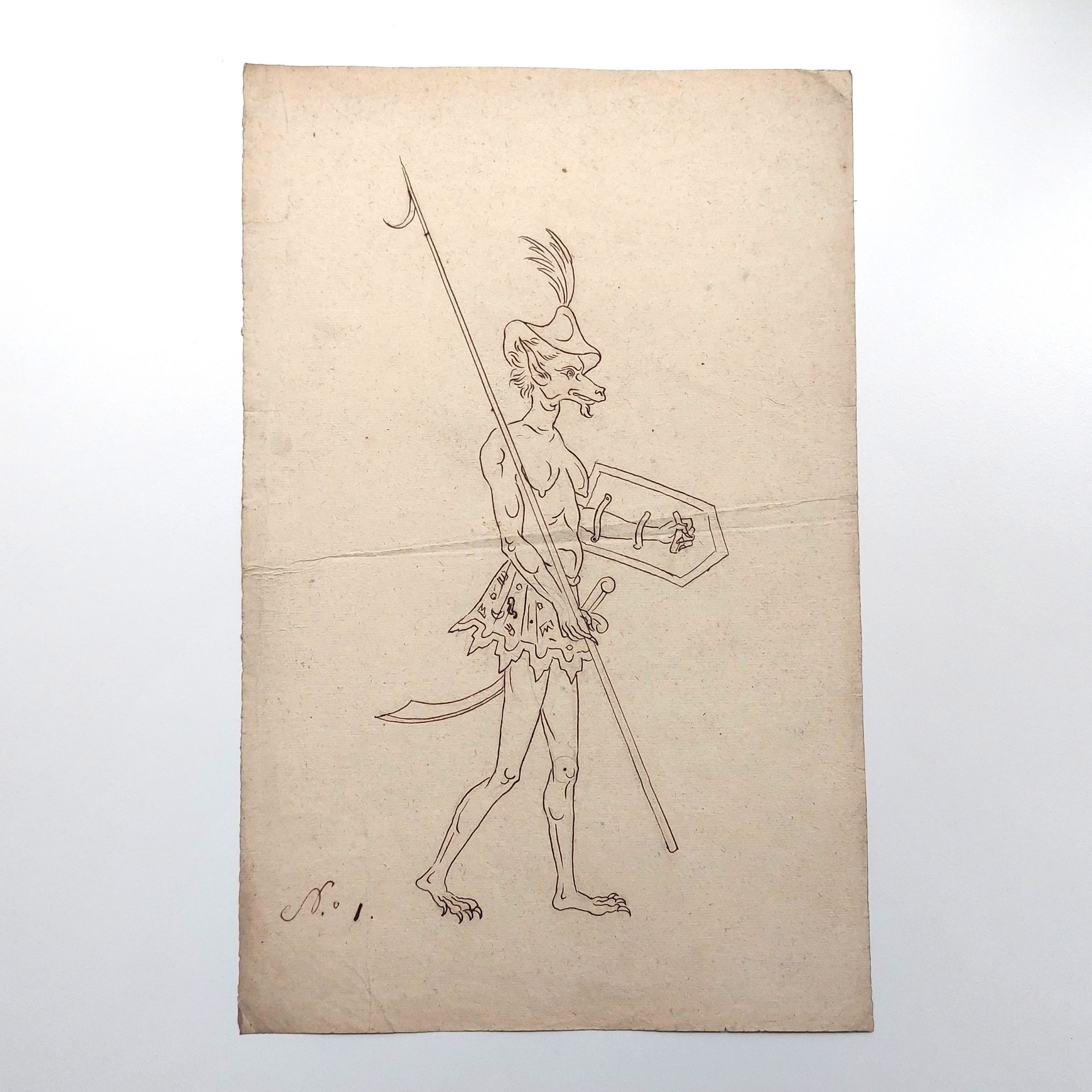 Ensemble de dessins de marionnettes et décors démoniaques. – Image 2