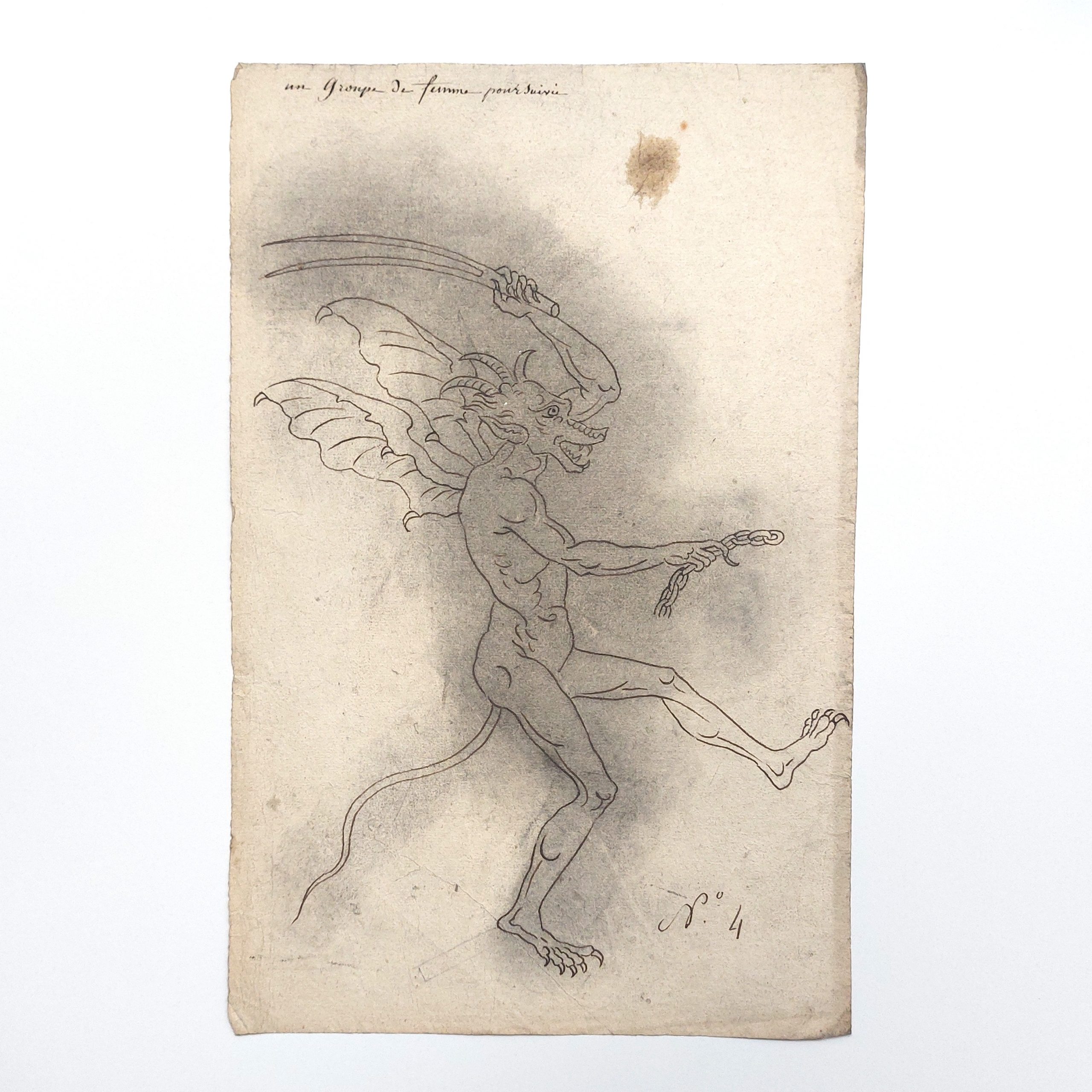 Ensemble de dessins de marionnettes et décors démoniaques. – Image 3