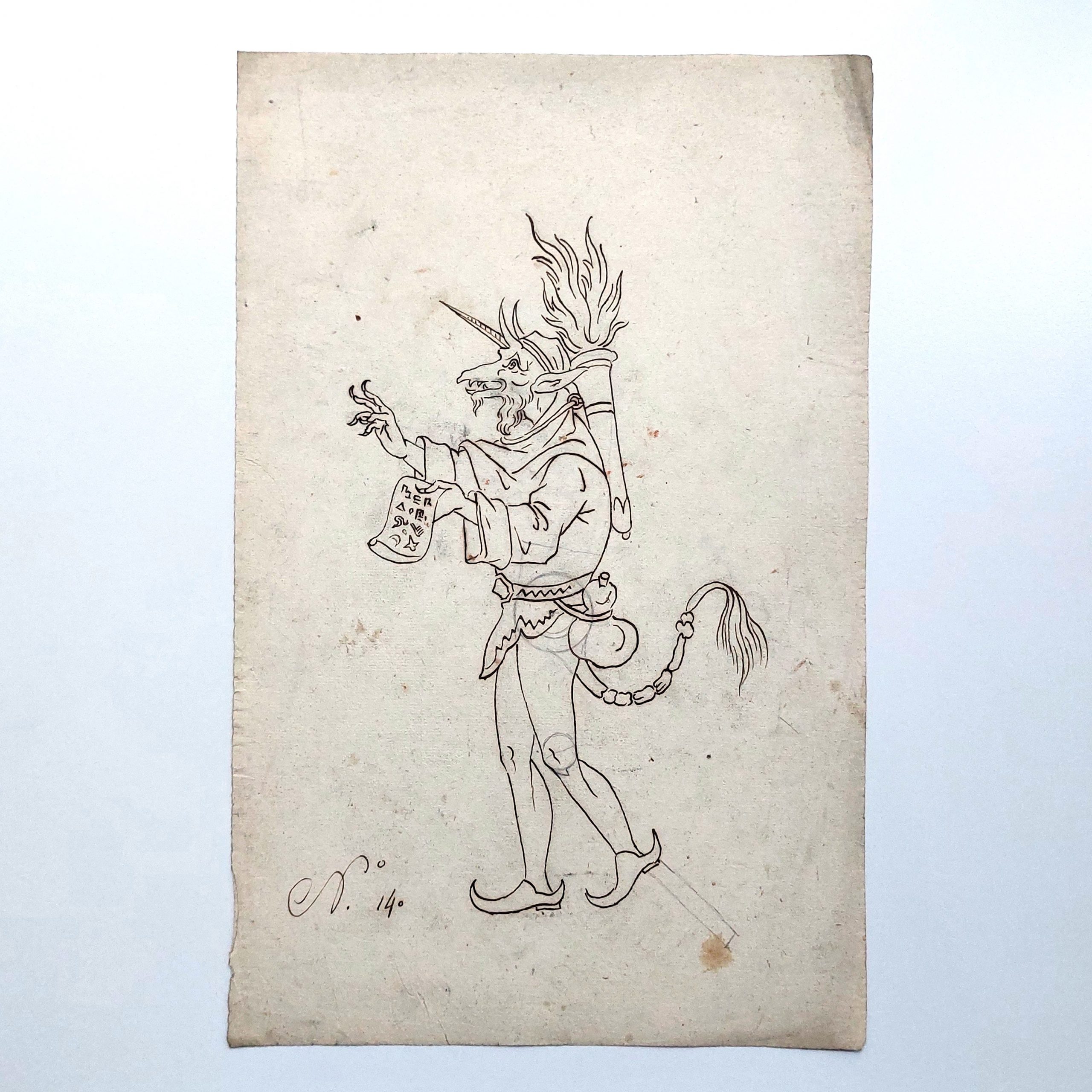 Ensemble de dessins de marionnettes et décors démoniaques. – Image 9