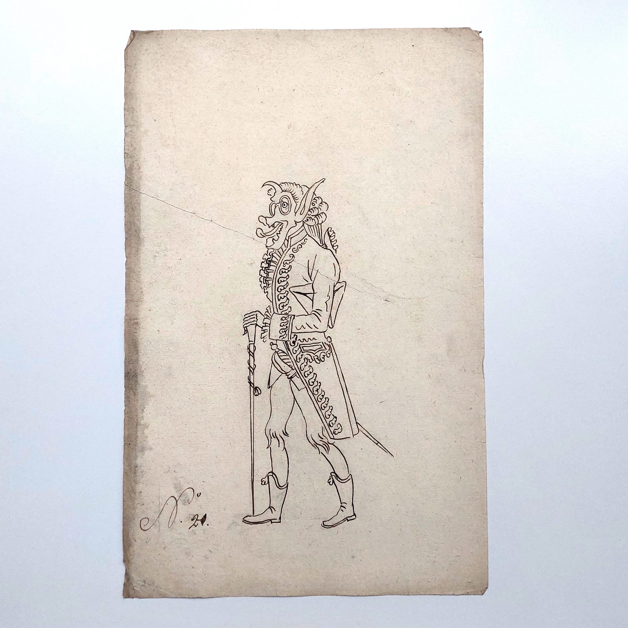 Ensemble de dessins de marionnettes et décors démoniaques. – Image 12