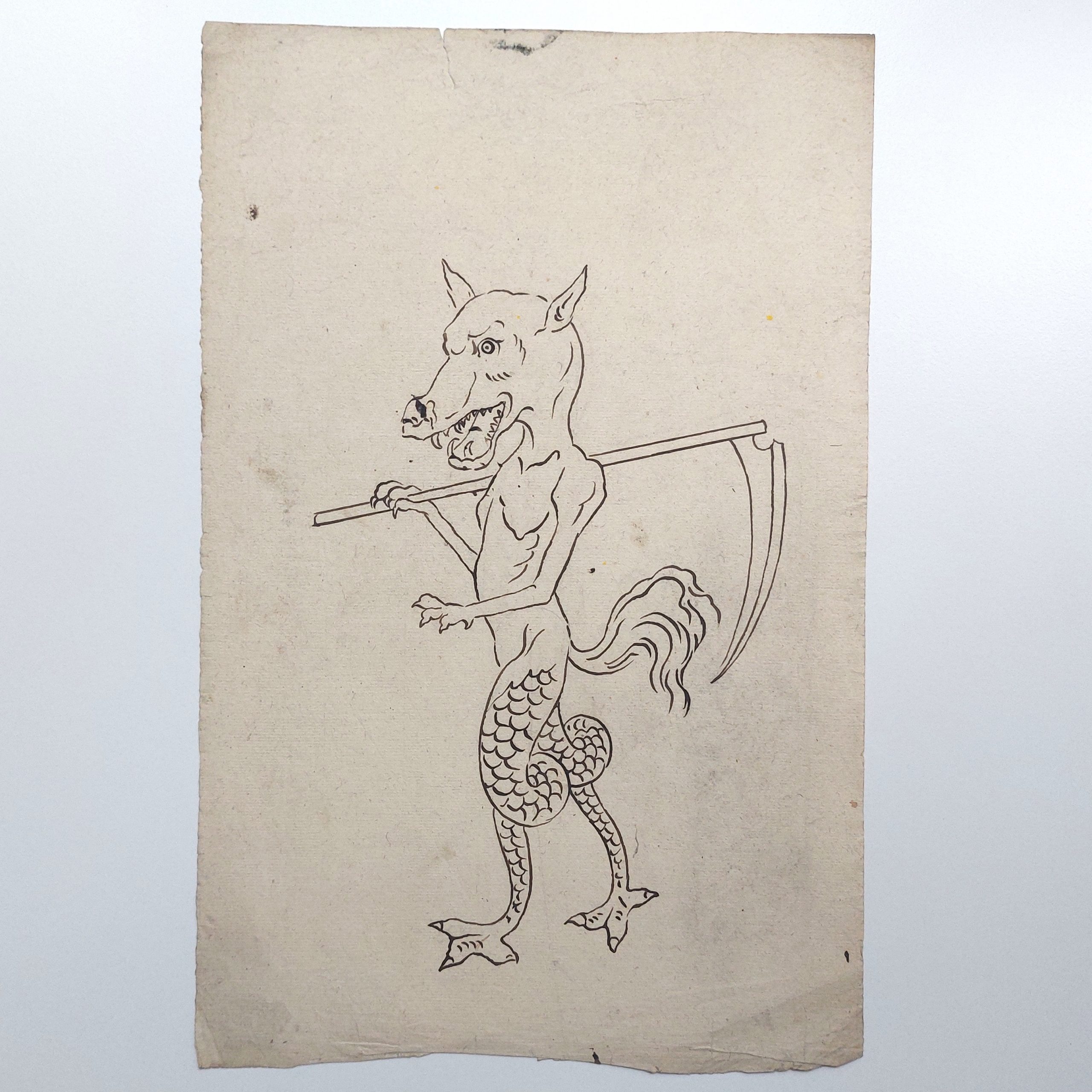 Ensemble de dessins de marionnettes et décors démoniaques. – Image 17