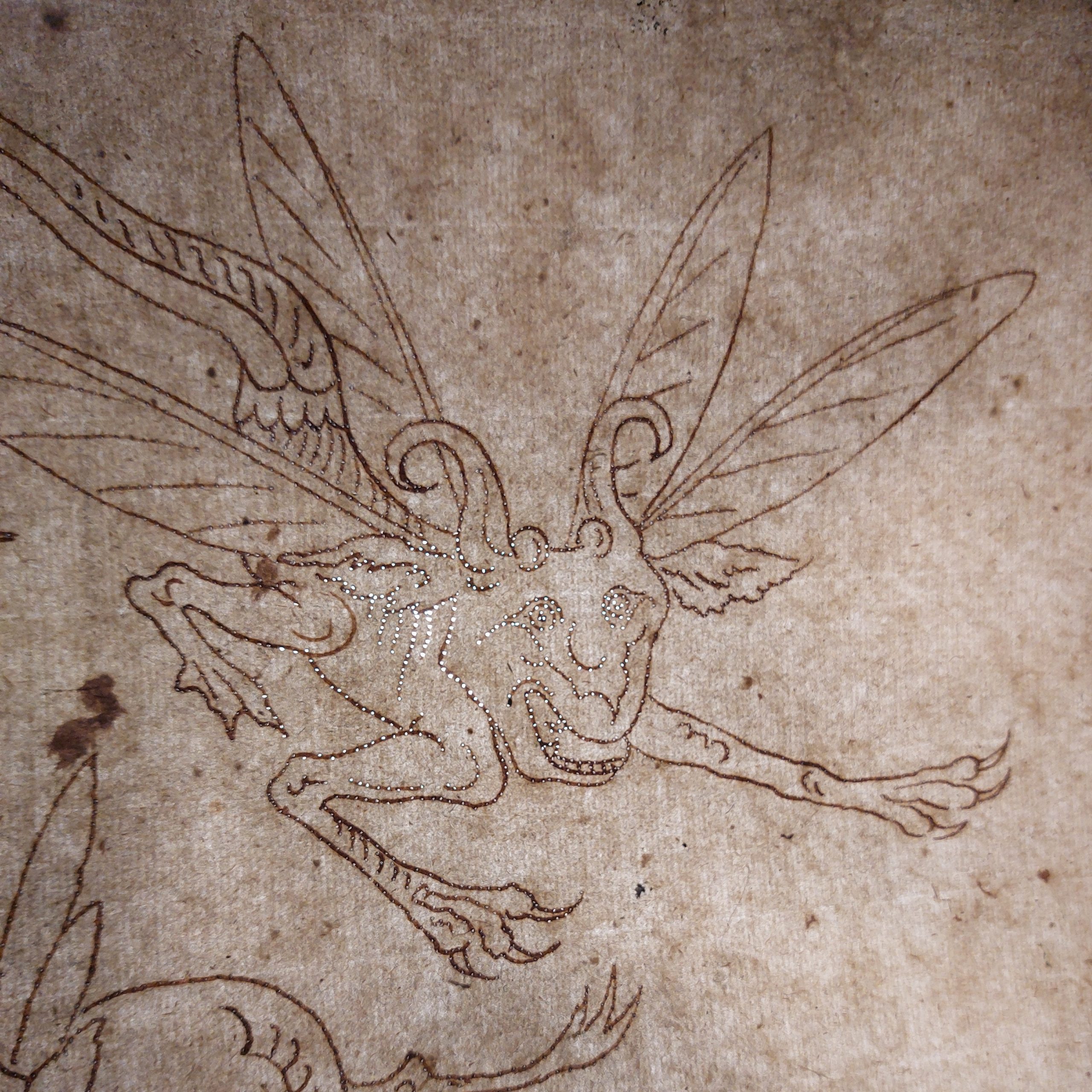 Ensemble de dessins de marionnettes et décors démoniaques. – Image 20