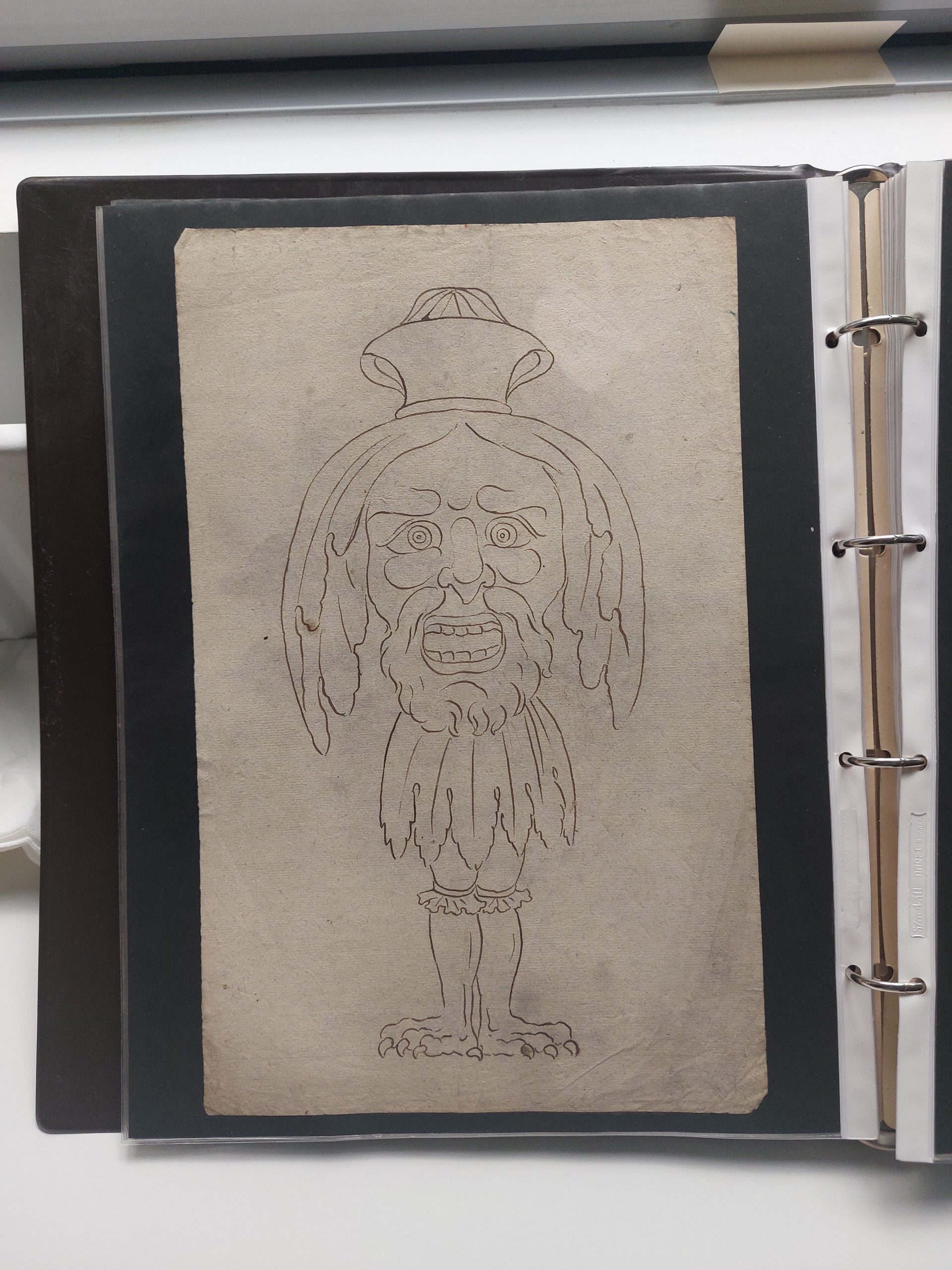 Ensemble de dessins de marionnettes et décors démoniaques. – Image 21