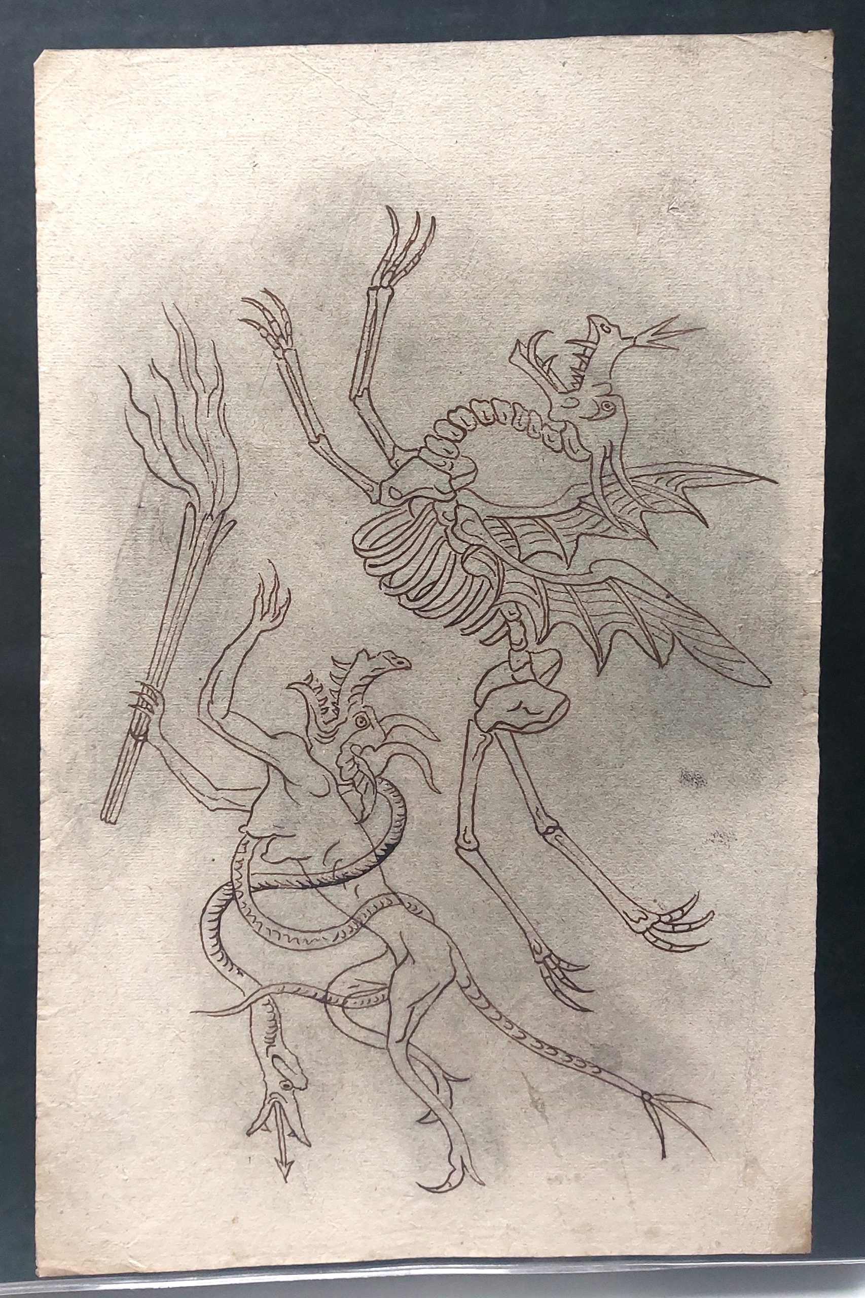 Ensemble de dessins de marionnettes et décors démoniaques. – Image 22