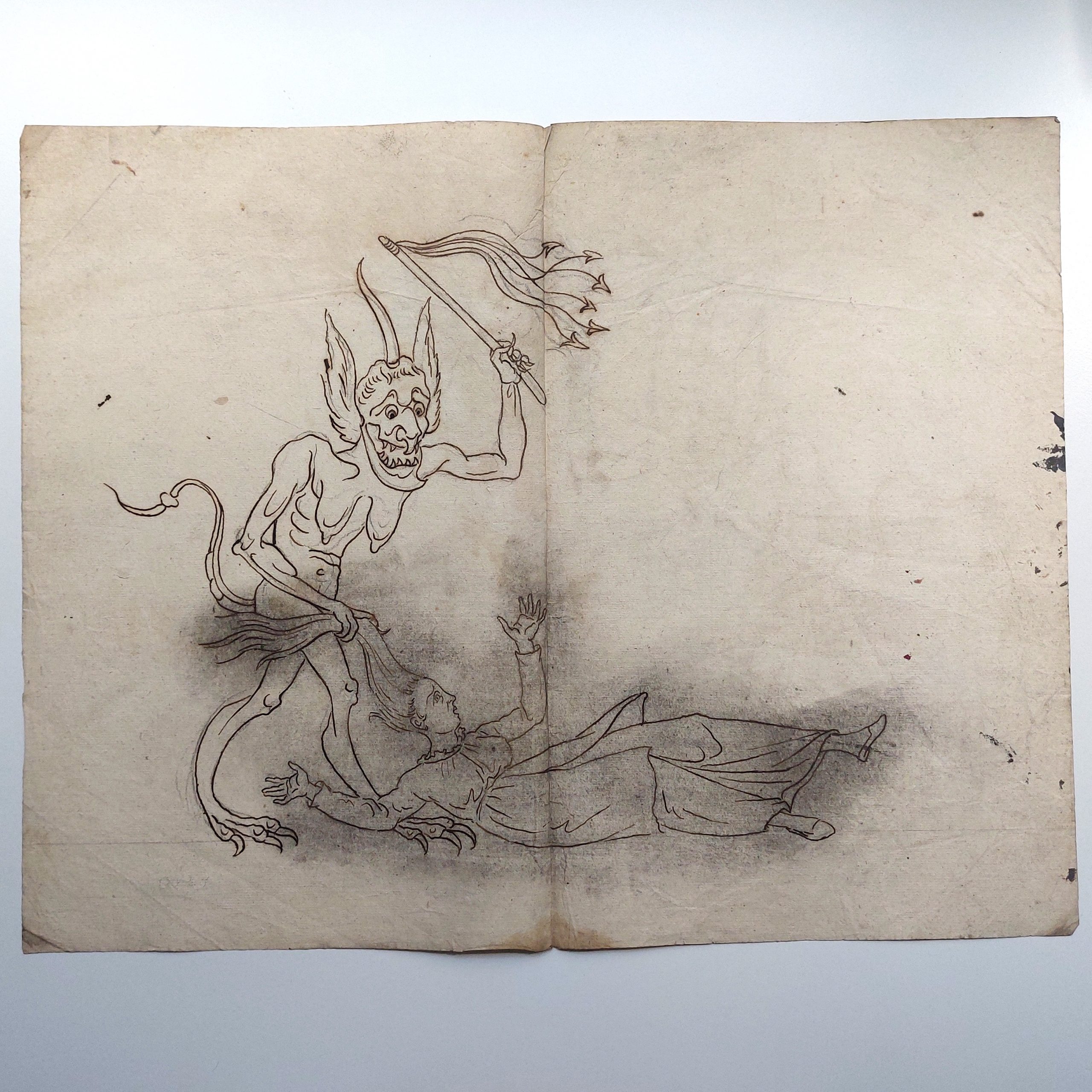 Ensemble de dessins de marionnettes et décors démoniaques. – Image 33