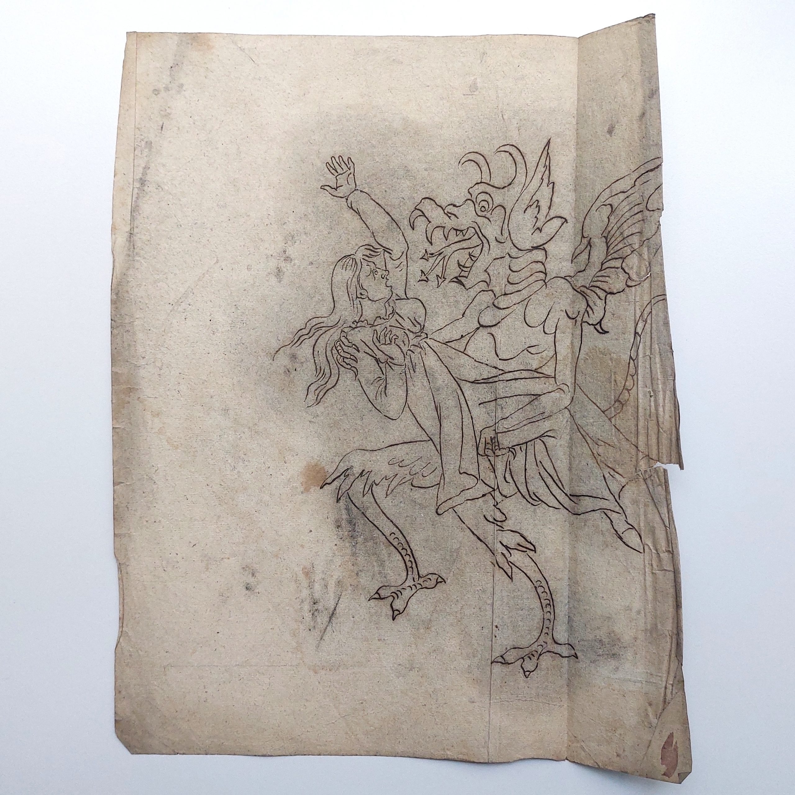 Ensemble de dessins de marionnettes et décors démoniaques. – Image 36