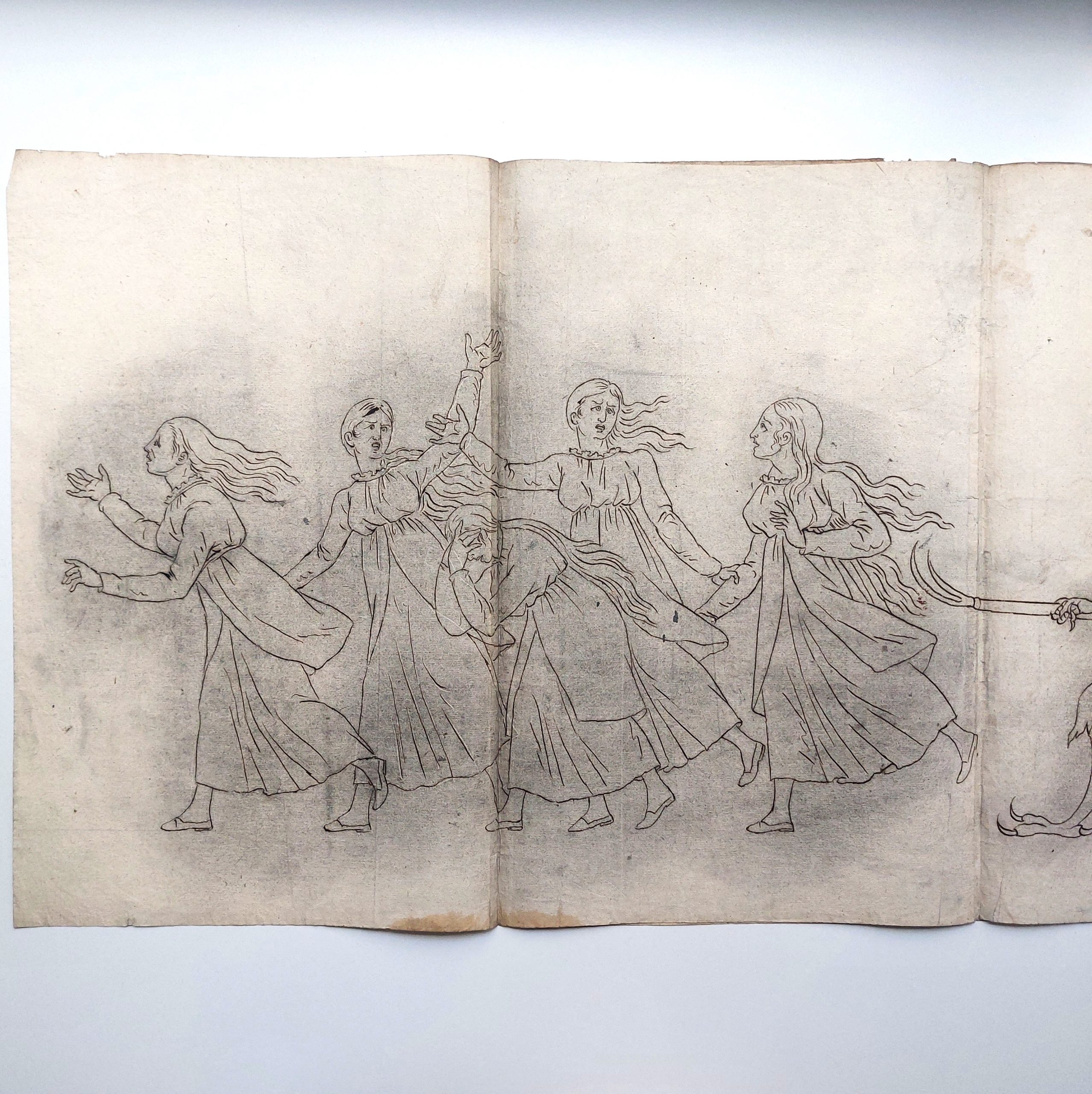 Ensemble de dessins de marionnettes et décors démoniaques. – Image 37