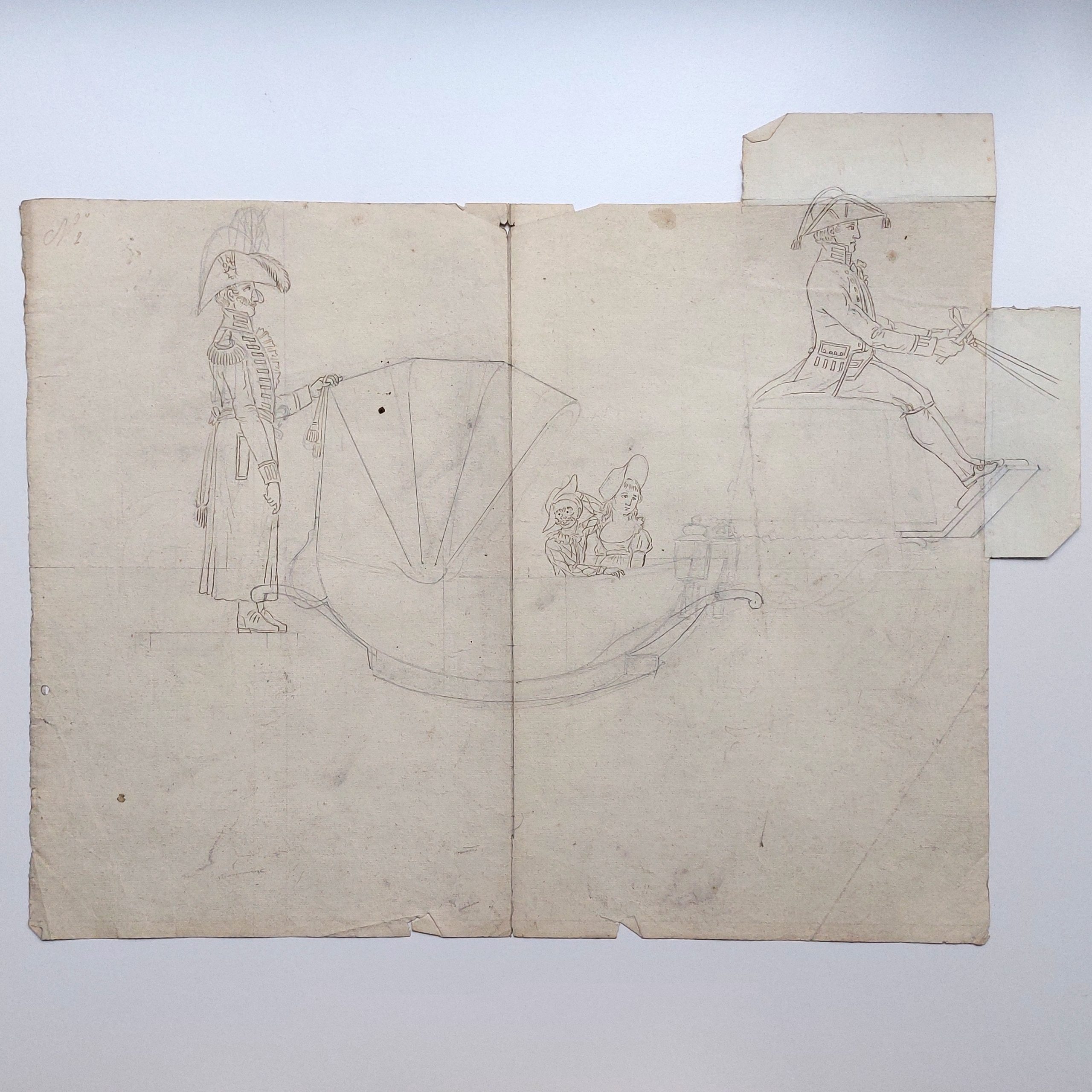 Ensemble de dessins de marionnettes et décors démoniaques. – Image 45