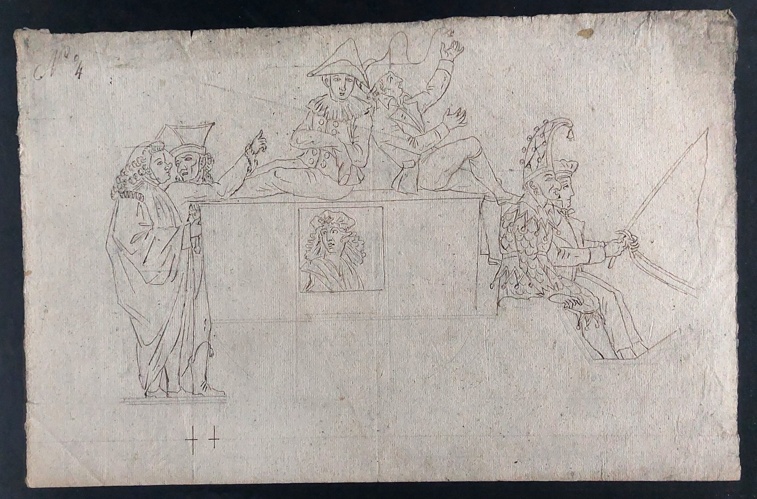 Ensemble de dessins de marionnettes et décors démoniaques. – Image 48