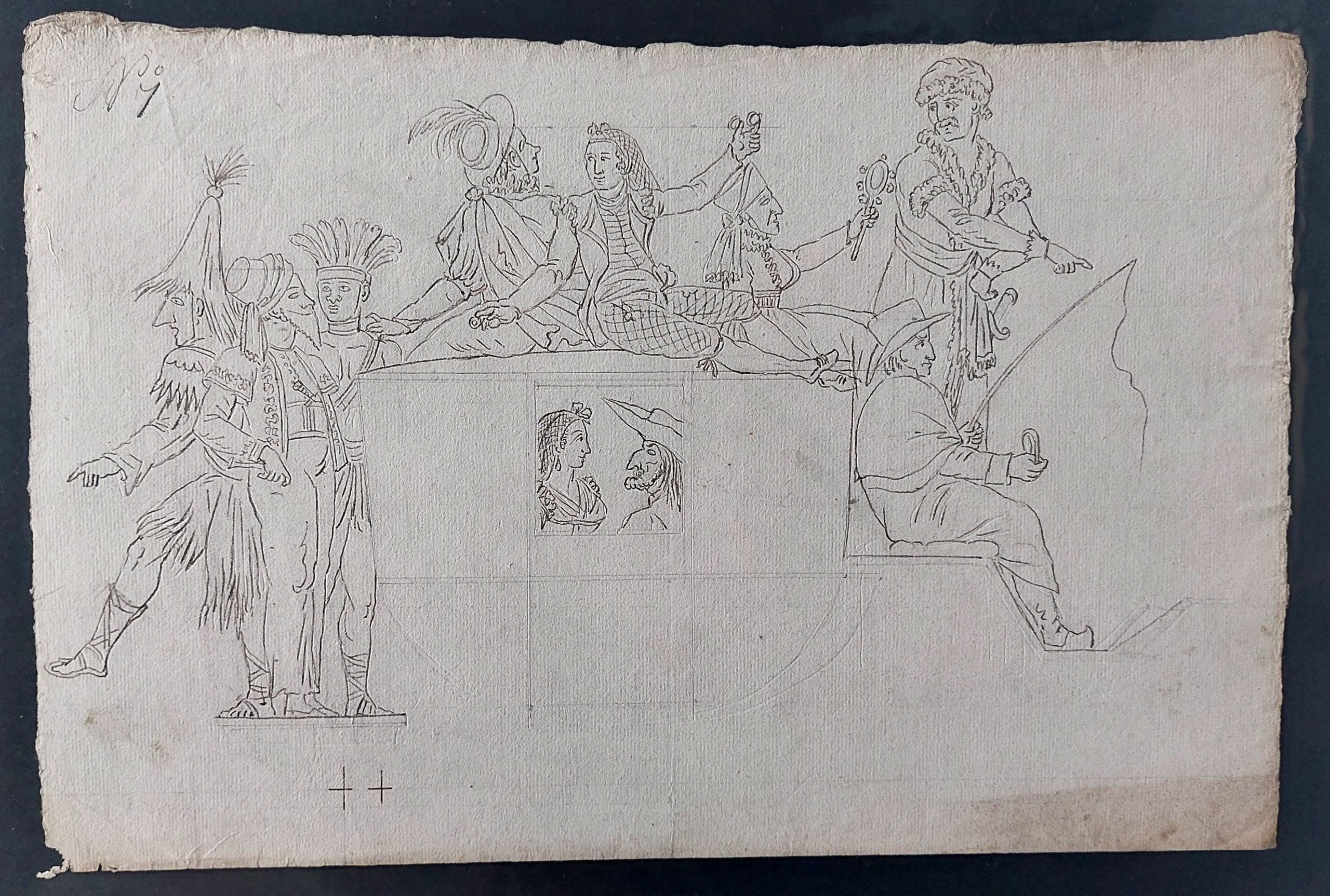 Ensemble de dessins de marionnettes et décors démoniaques. – Image 50