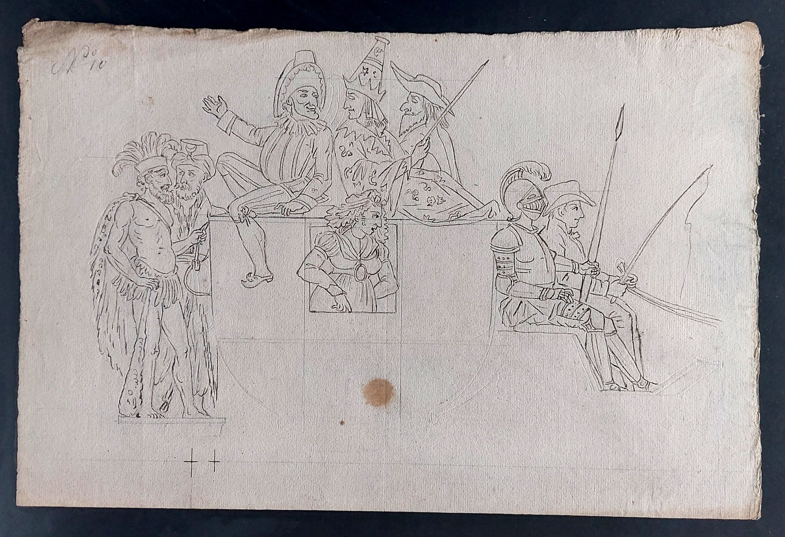 Ensemble de dessins de marionnettes et décors démoniaques. – Image 51