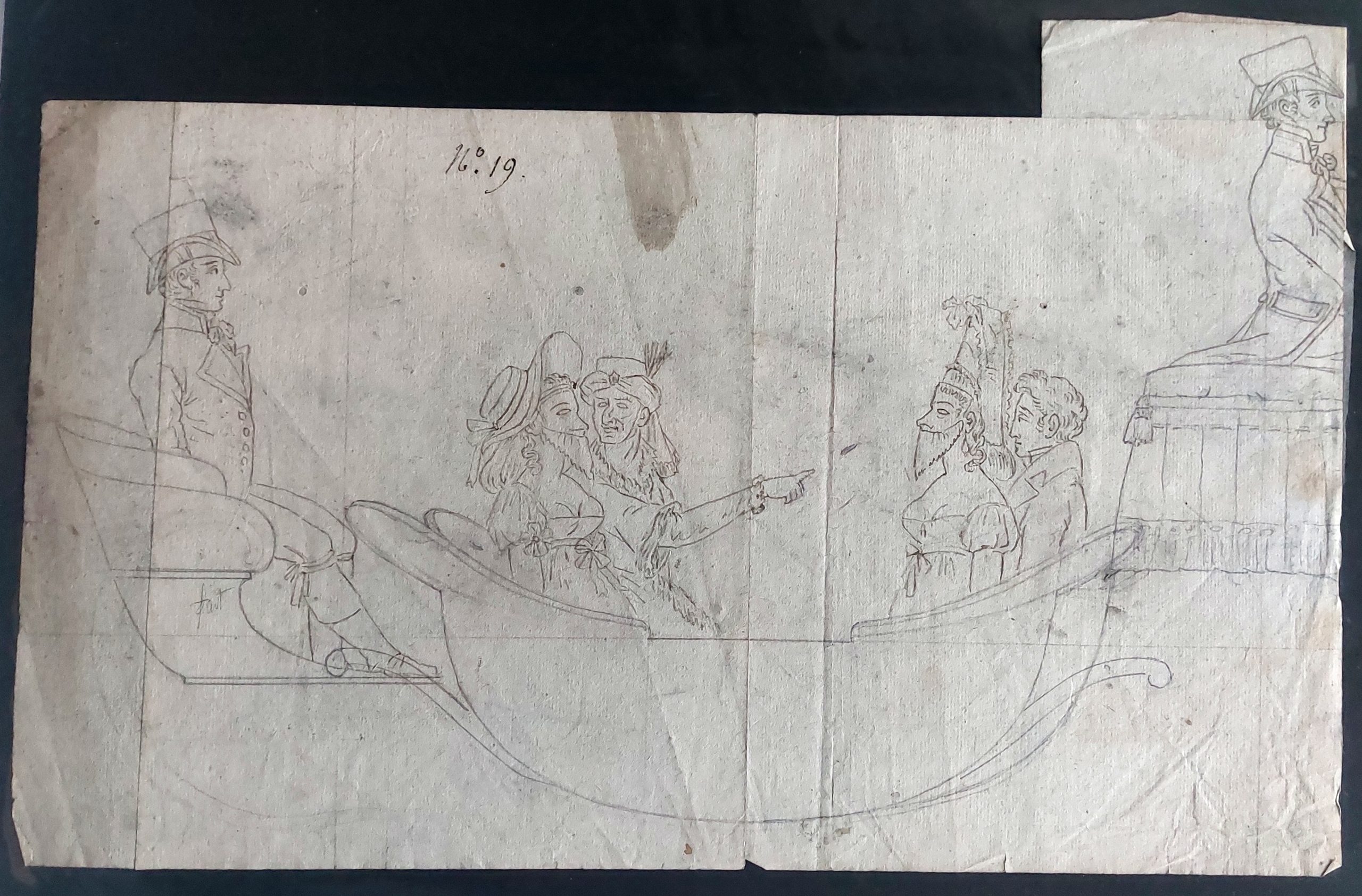 Ensemble de dessins de marionnettes et décors démoniaques. – Image 52