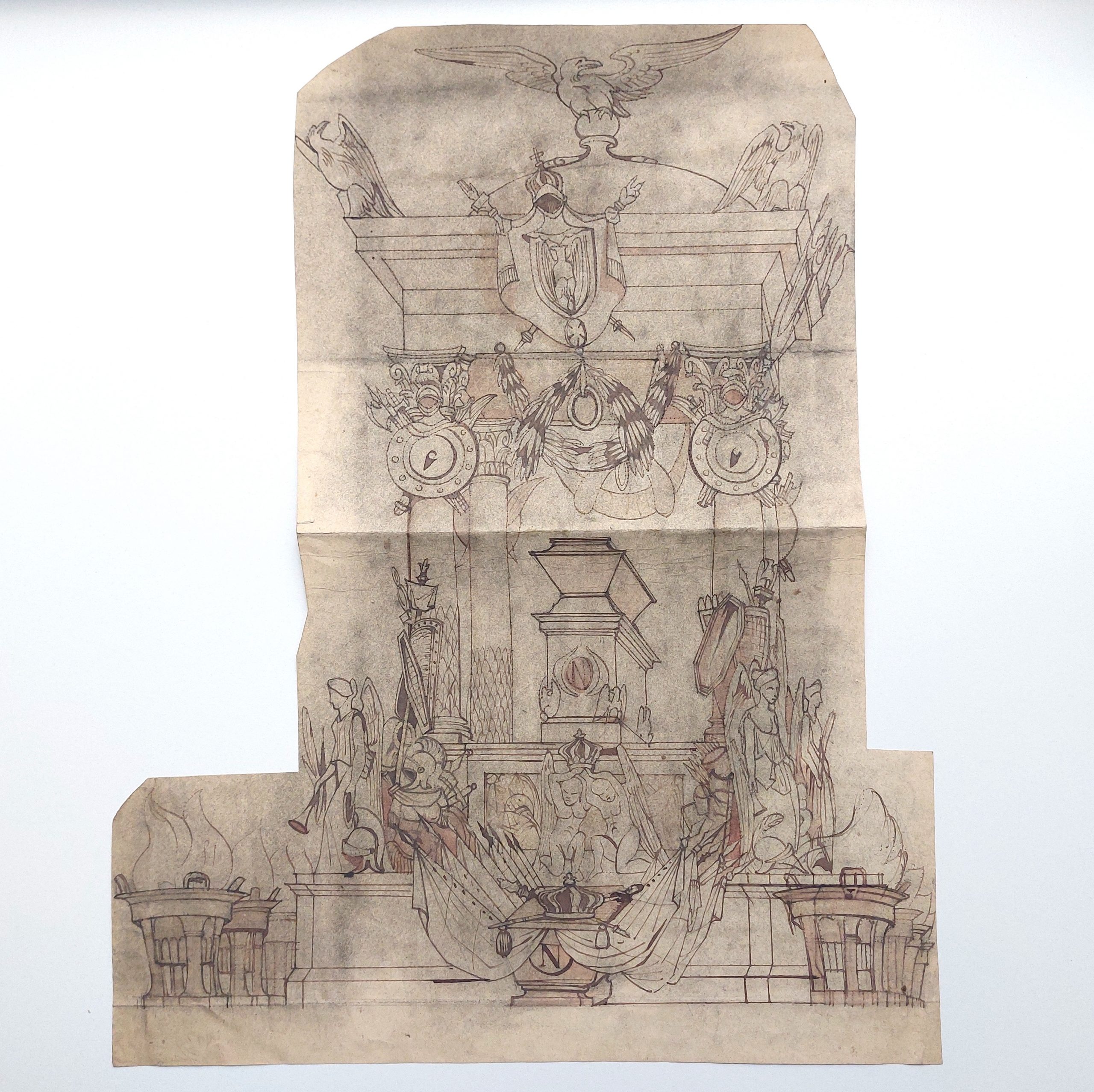 Ensemble de dessins de marionnettes et décors démoniaques. – Image 60