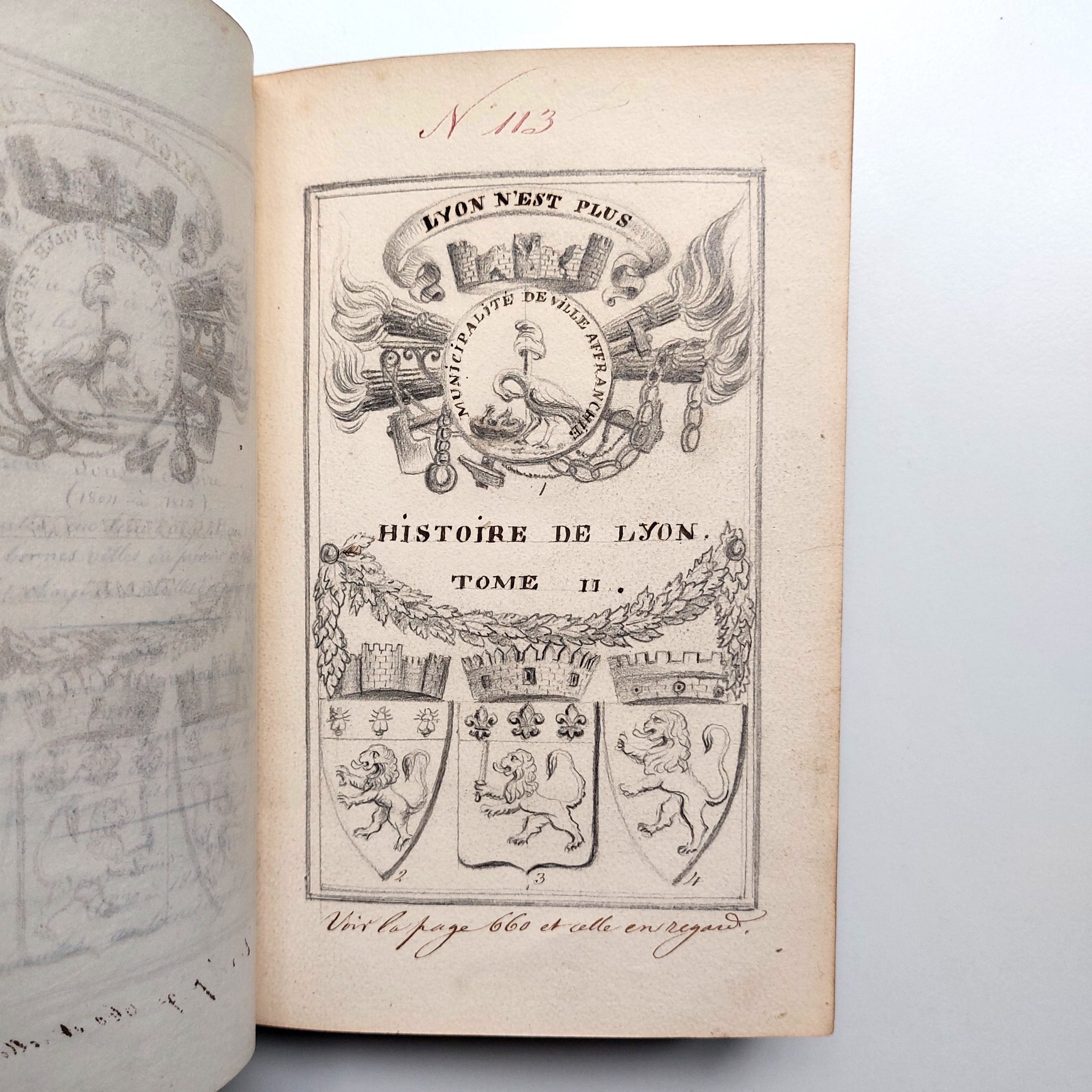 Histoire de Lyon, depuis les Gaulois jusqu'à nos jours, ornée de vignettes, points de vue et portraits. – Image 14