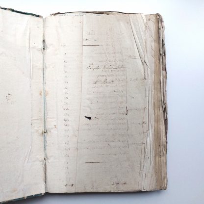 Livre de Raison de Madame Brenet 1825-1849 [Registre d'Administration et de Comptes d'Anne Marie Morisot, Veuve d'Henry Catherine Brenet docteur en médecine, Chevalier de la Légion d'Honneur et membre de la chambre des Députés, décédé en 1824 ] – Image 2