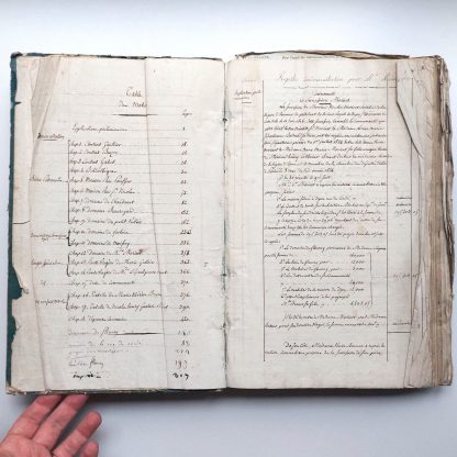 Livre de Raison de Madame Brenet 1825-1849 [Registre d'Administration et de Comptes d'Anne Marie Morisot, Veuve d'Henry Catherine Brenet docteur en médecine, Chevalier de la Légion d'Honneur et membre de la chambre des Députés, décédé en 1824 ] – Image 3