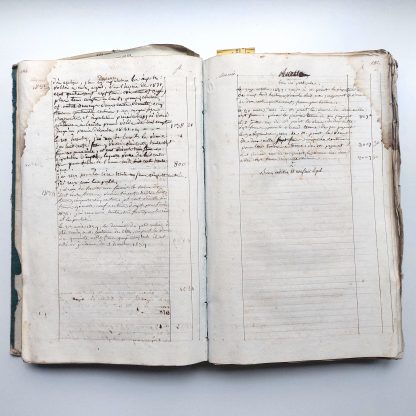 Livre de Raison de Madame Brenet 1825-1849 [Registre d'Administration et de Comptes d'Anne Marie Morisot, Veuve d'Henry Catherine Brenet docteur en médecine, Chevalier de la Légion d'Honneur et membre de la chambre des Députés, décédé en 1824 ] – Image 7