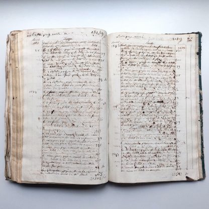 Livre de Raison de Madame Brenet 1825-1849 [Registre d'Administration et de Comptes d'Anne Marie Morisot, Veuve d'Henry Catherine Brenet docteur en médecine, Chevalier de la Légion d'Honneur et membre de la chambre des Députés, décédé en 1824 ] – Image 9