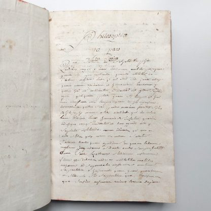Institutiones philosophicae traditae et explanatae a R. admodum patre or Diri Jesu Saurdot magistro artium et in collegio andgavensi ineritismo philosophiae professore anno Domini 1746. – Image 3