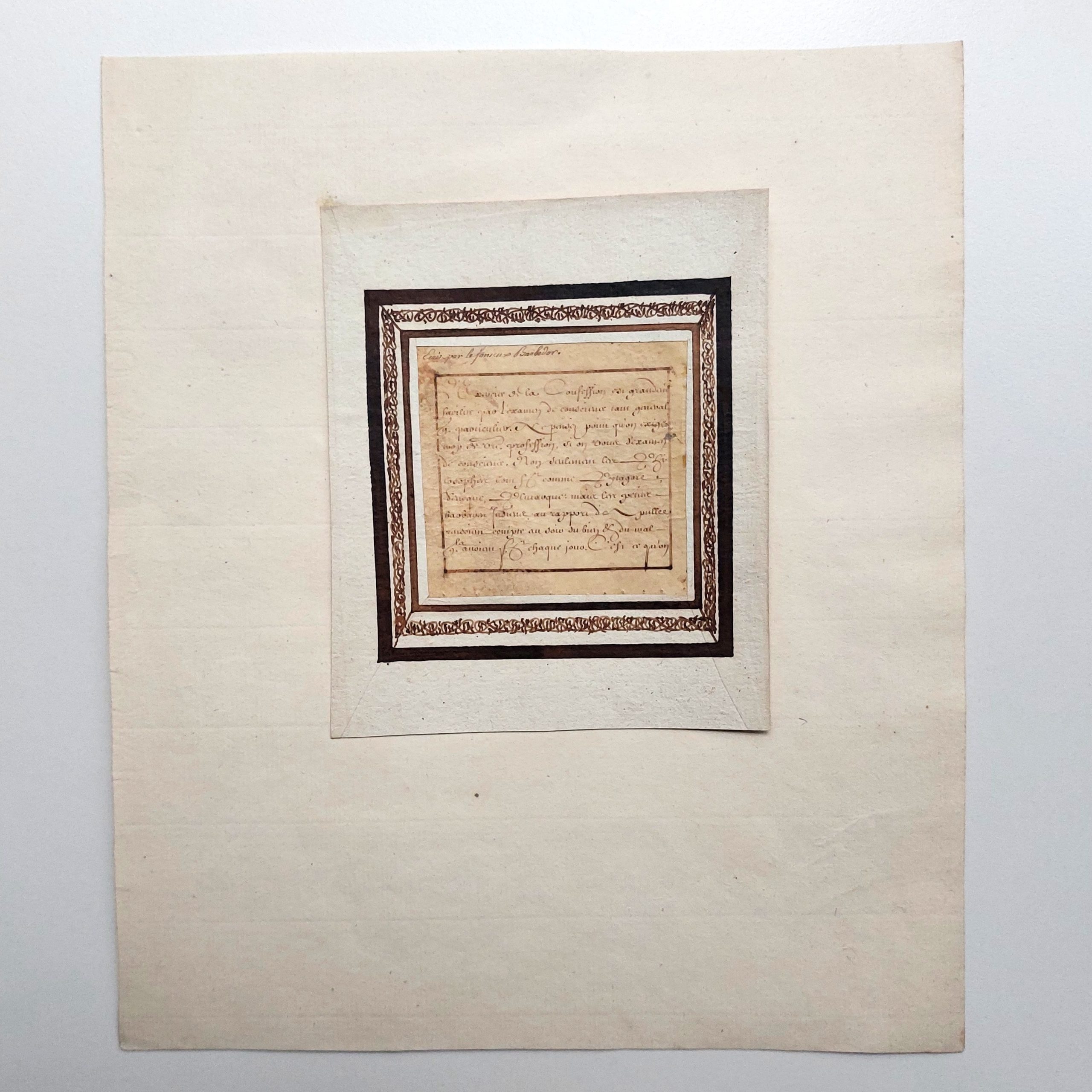 Collectionner la calligraphie : Les "Barbedor" de François-Nicolas Bédigis (1738-1814). – Image 10