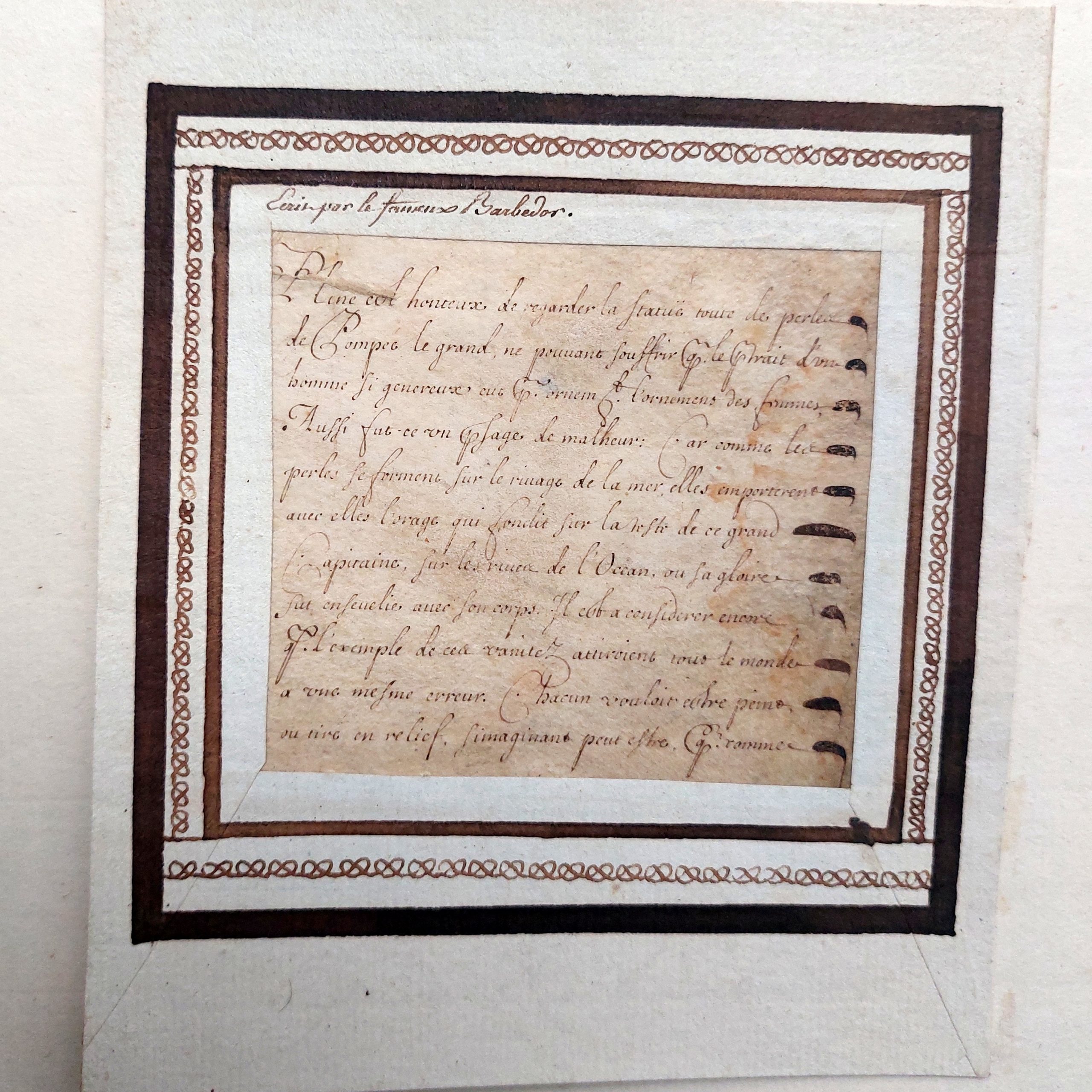 Collectionner la calligraphie : Les "Barbedor" de François-Nicolas Bédigis (1738-1814). – Image 14