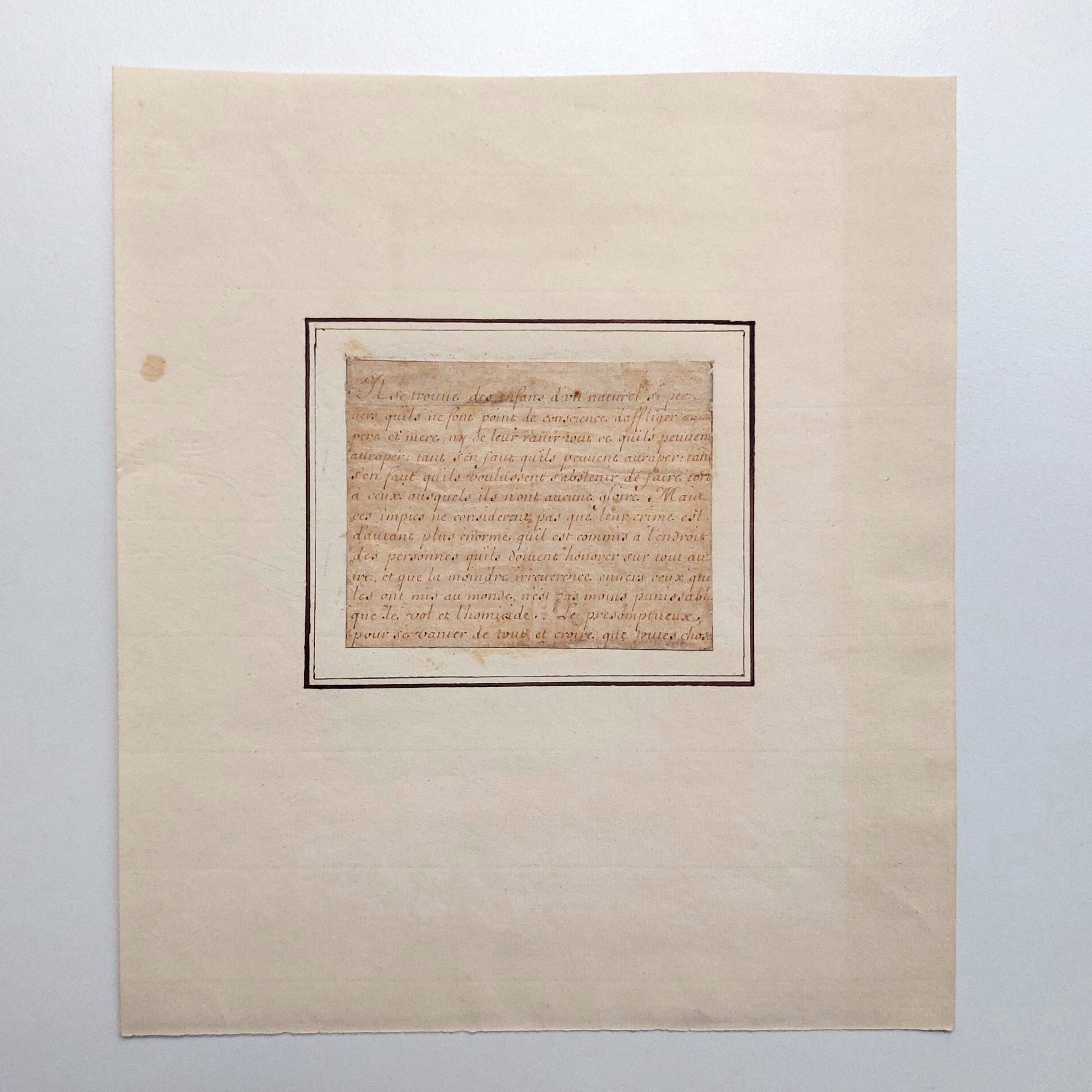 Collectionner la calligraphie : Les "Barbedor" de François-Nicolas Bédigis (1738-1814). – Image 16