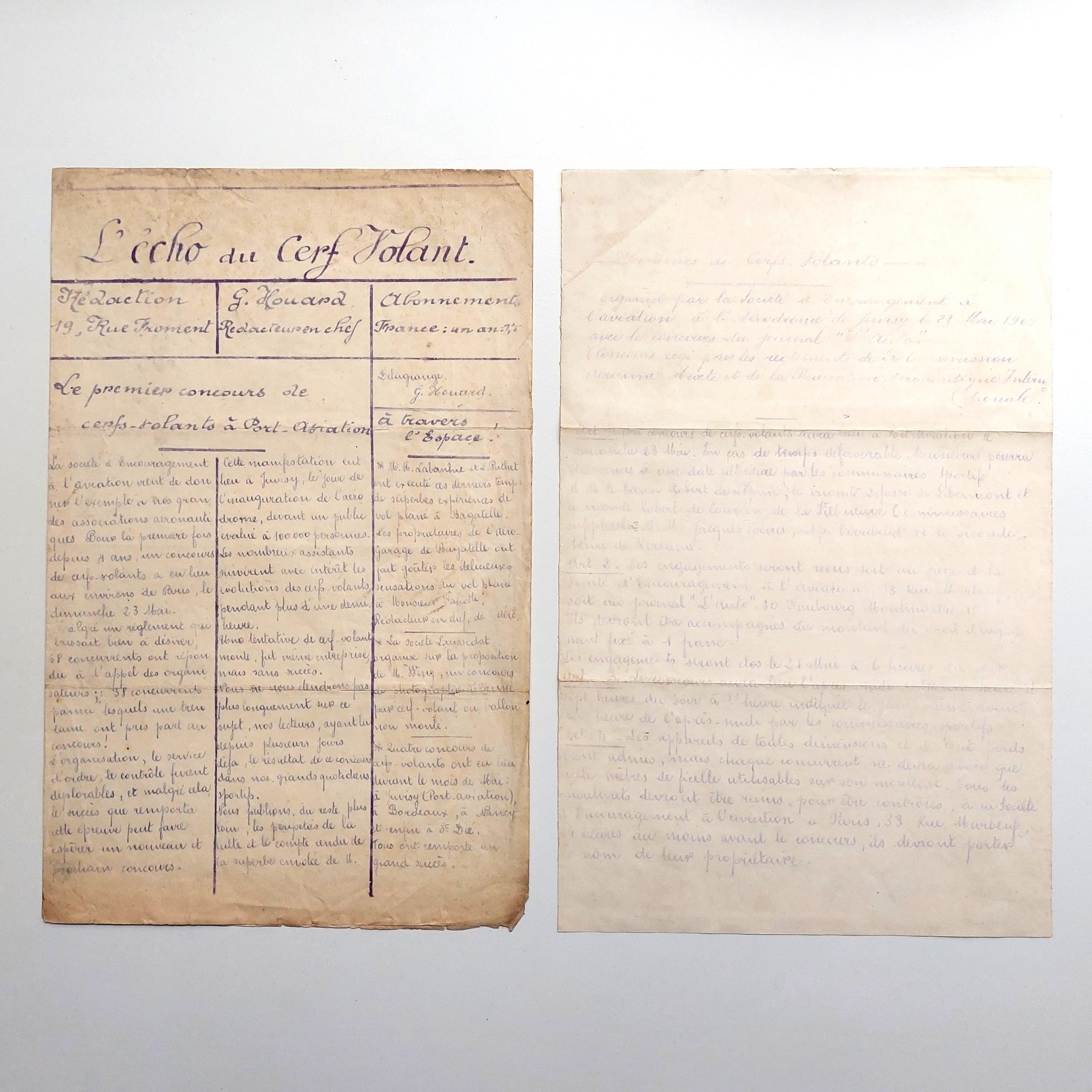 Règlement du concours de cerfs-volants inaugural de Port-Aviation.