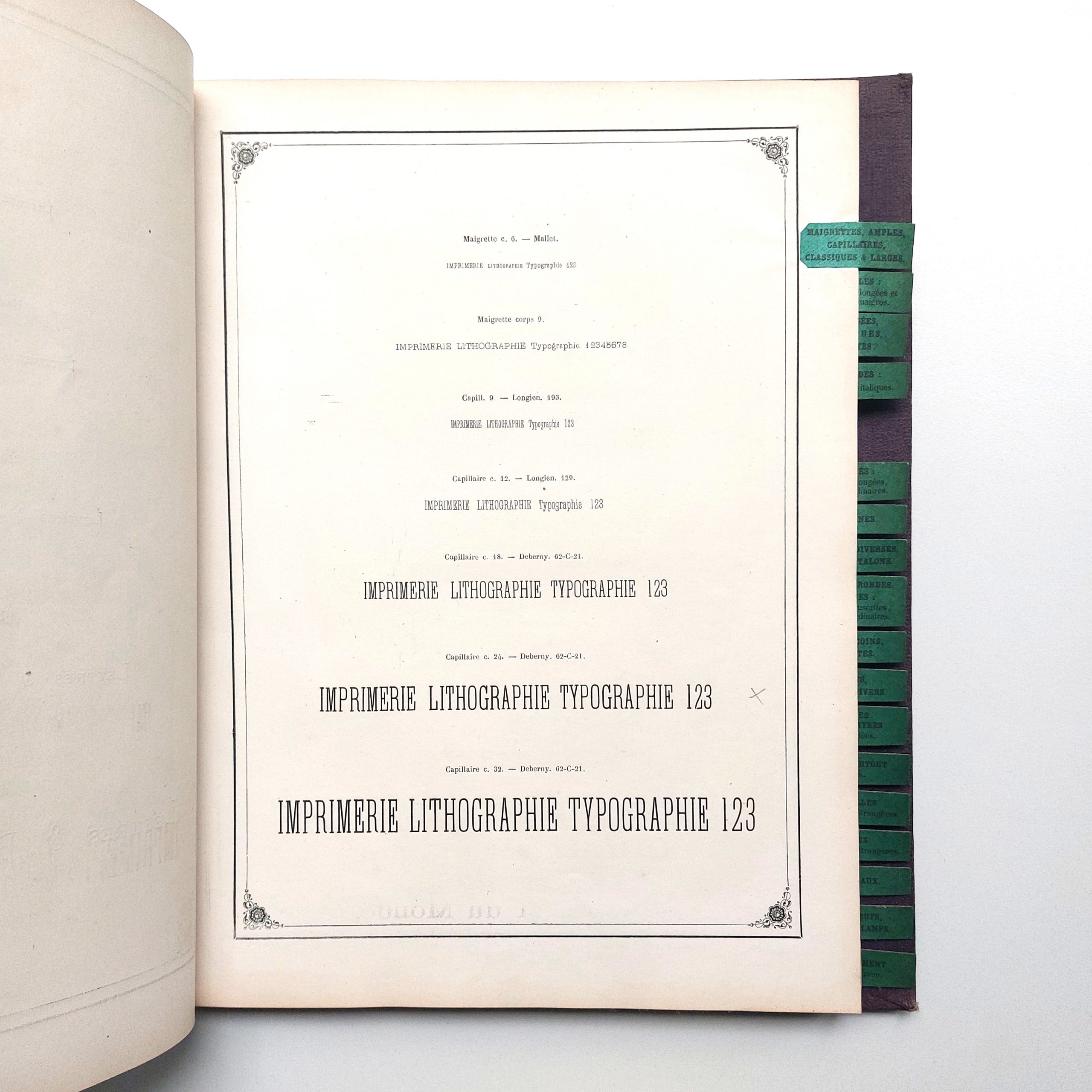 Spécimen des caractères de l'Imprimerie Poitevin. – Image 6