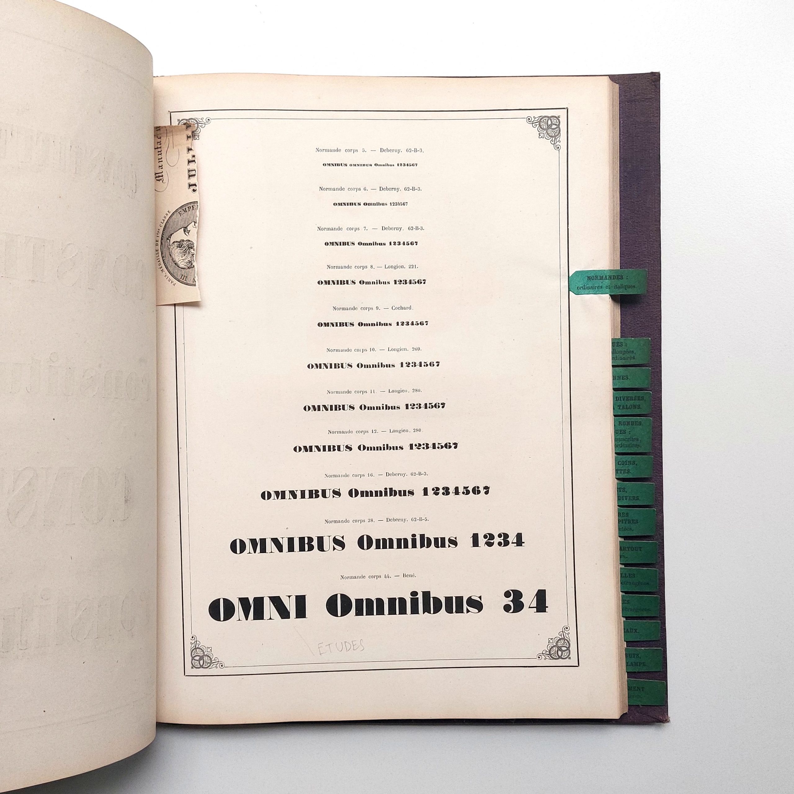 Spécimen des caractères de l'Imprimerie Poitevin. – Image 10