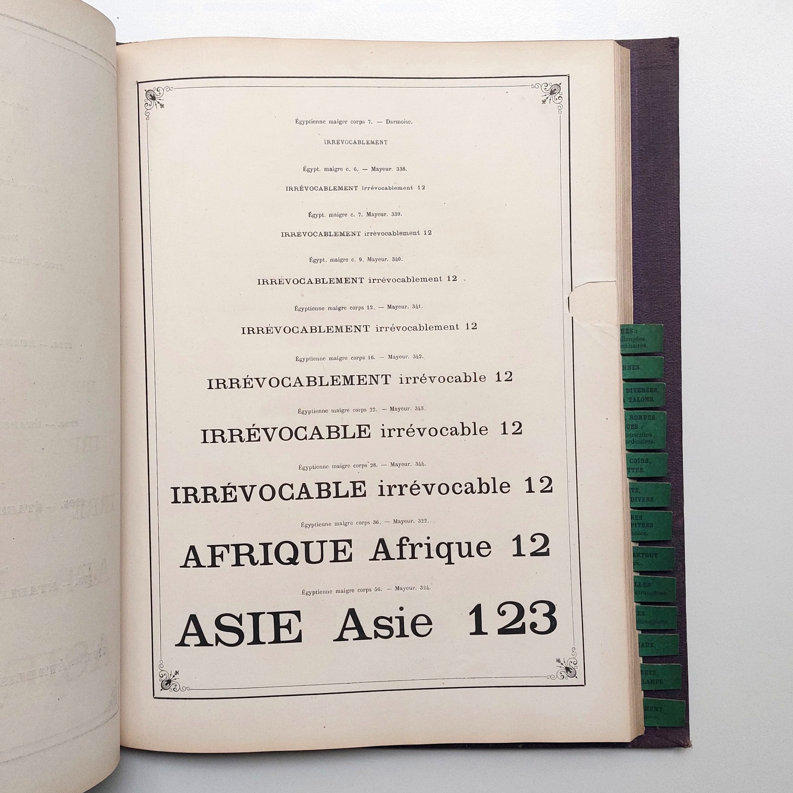 Spécimen des caractères de l'Imprimerie Poitevin. – Image 11