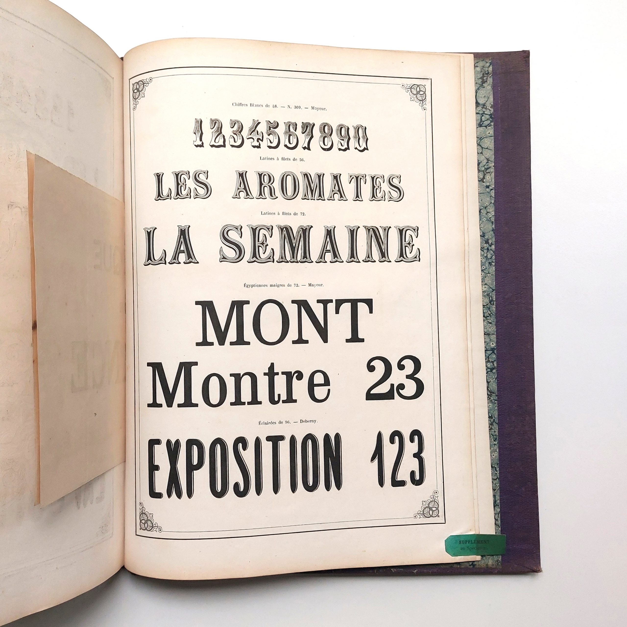 Spécimen des caractères de l'Imprimerie Poitevin. – Image 20