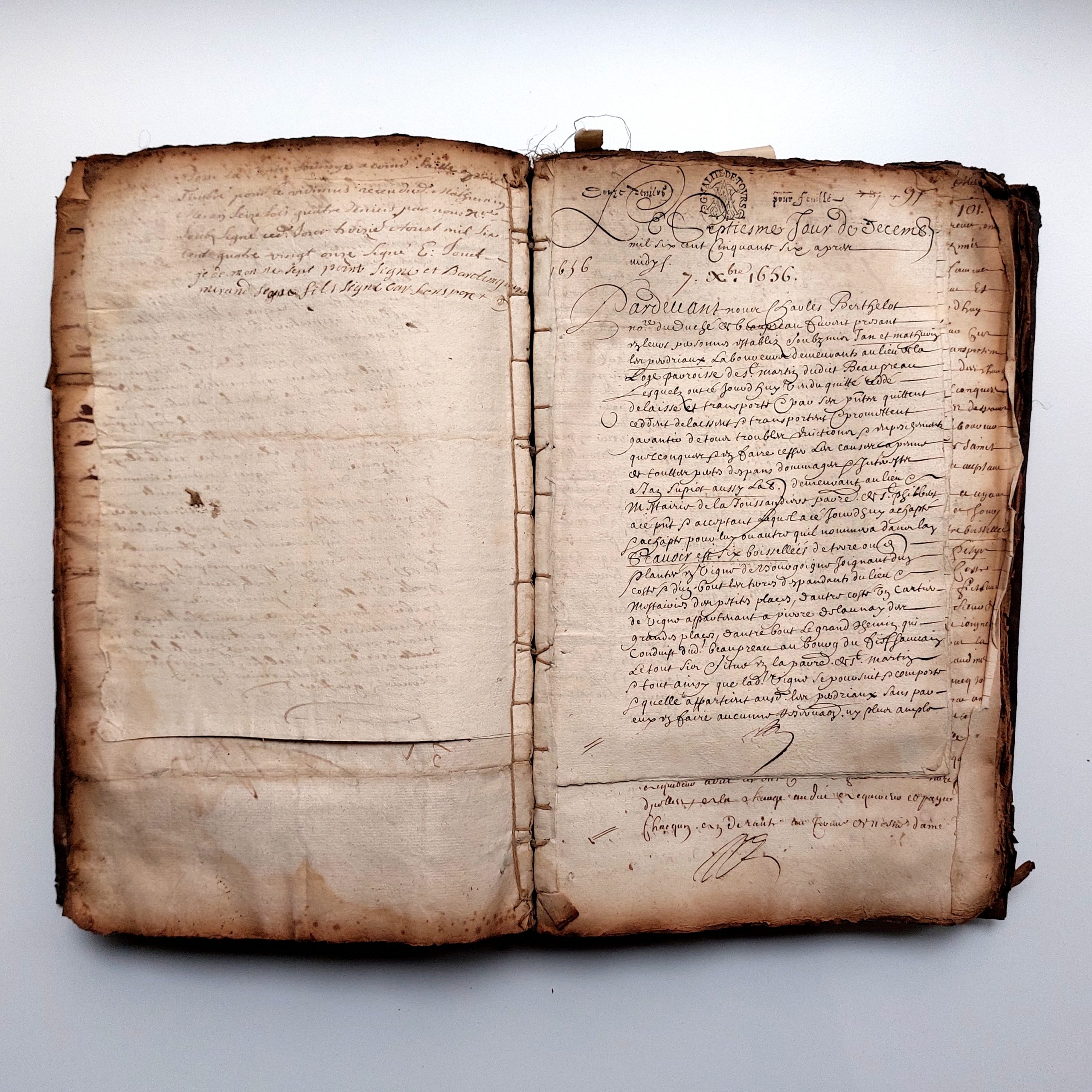 Terrier du fief des Places à Saint Martin de Beaupréau. – Image 10