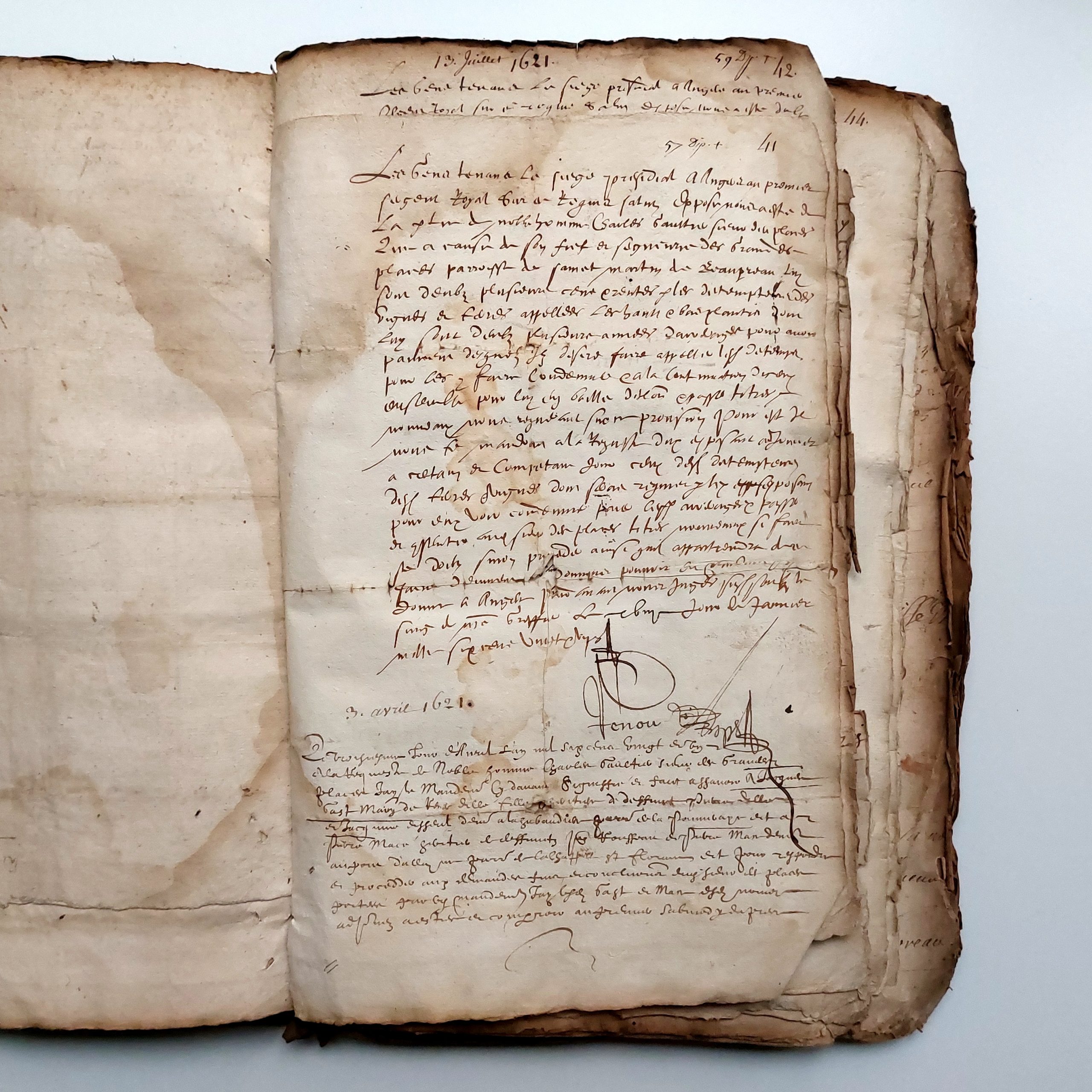 Terrier du fief des Places à Saint Martin de Beaupréau. – Image 17