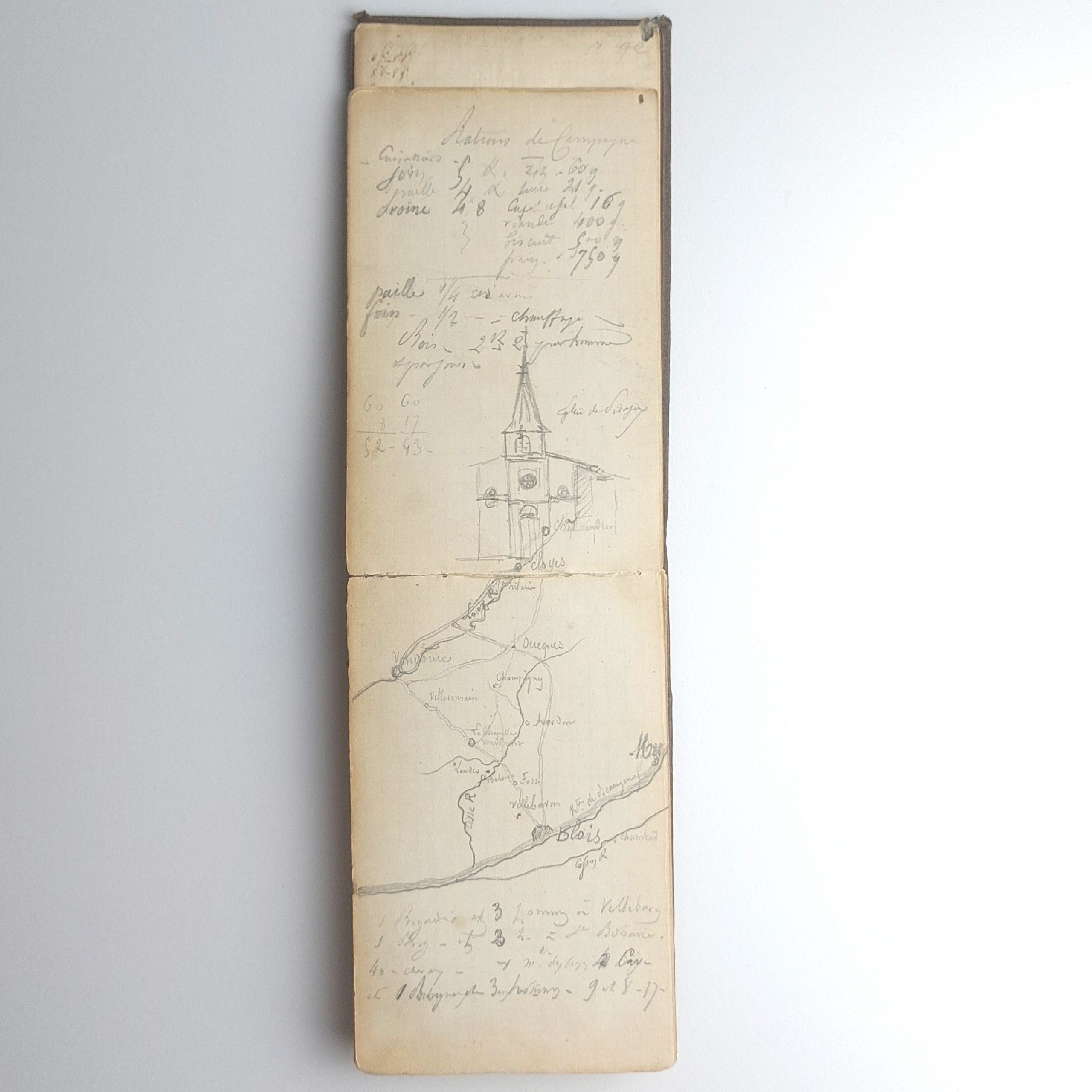 Carnet d'un soldat pendant la campagne de l'armée de la Loire en 1870-1871. – Image 4