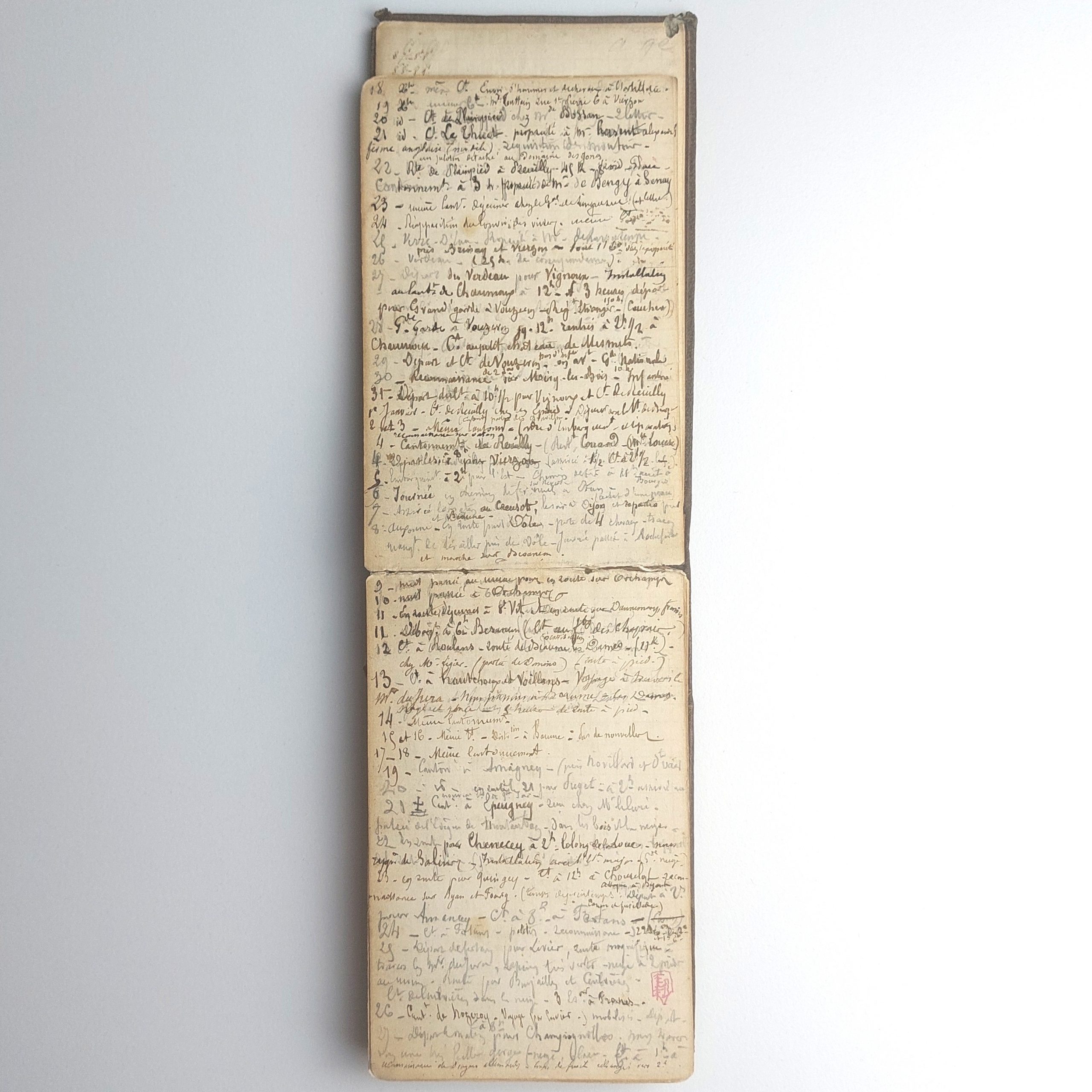 Carnet d'un soldat pendant la campagne de l'armée de la Loire en 1870-1871. – Image 6