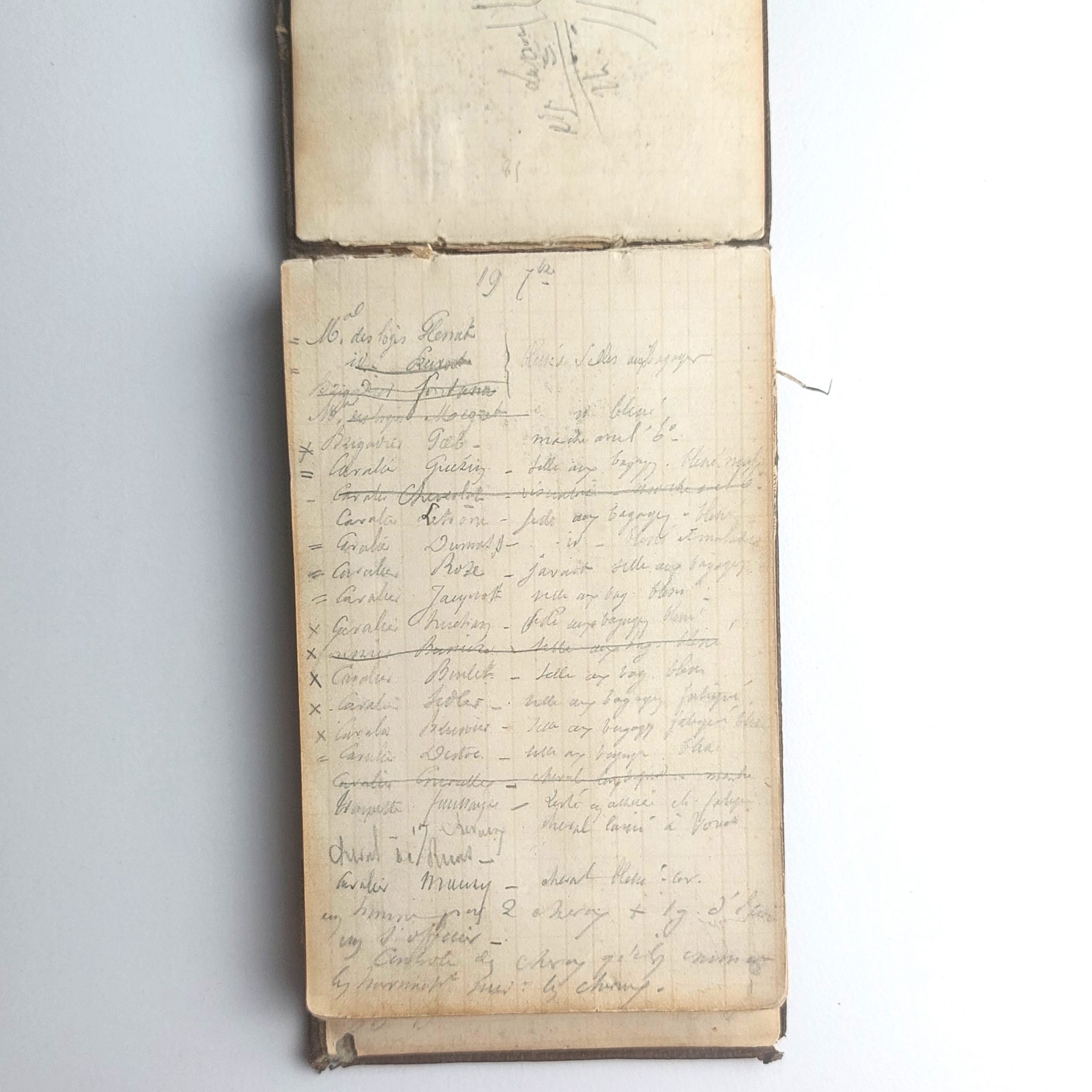 Carnet d'un soldat pendant la campagne de l'armée de la Loire en 1870-1871. – Image 20