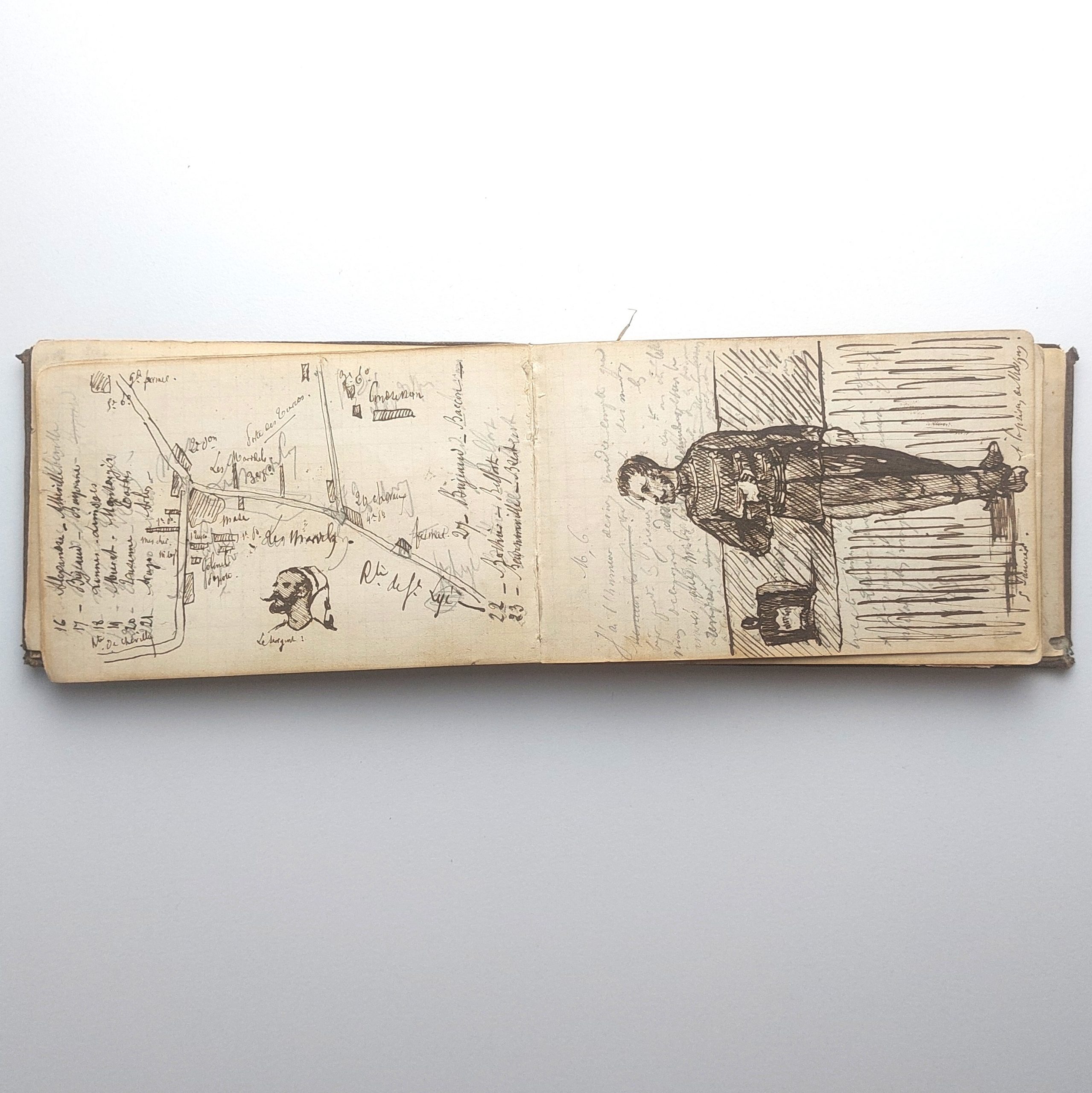 Carnet d'un soldat pendant la campagne de l'armée de la Loire en 1870-1871. – Image 24