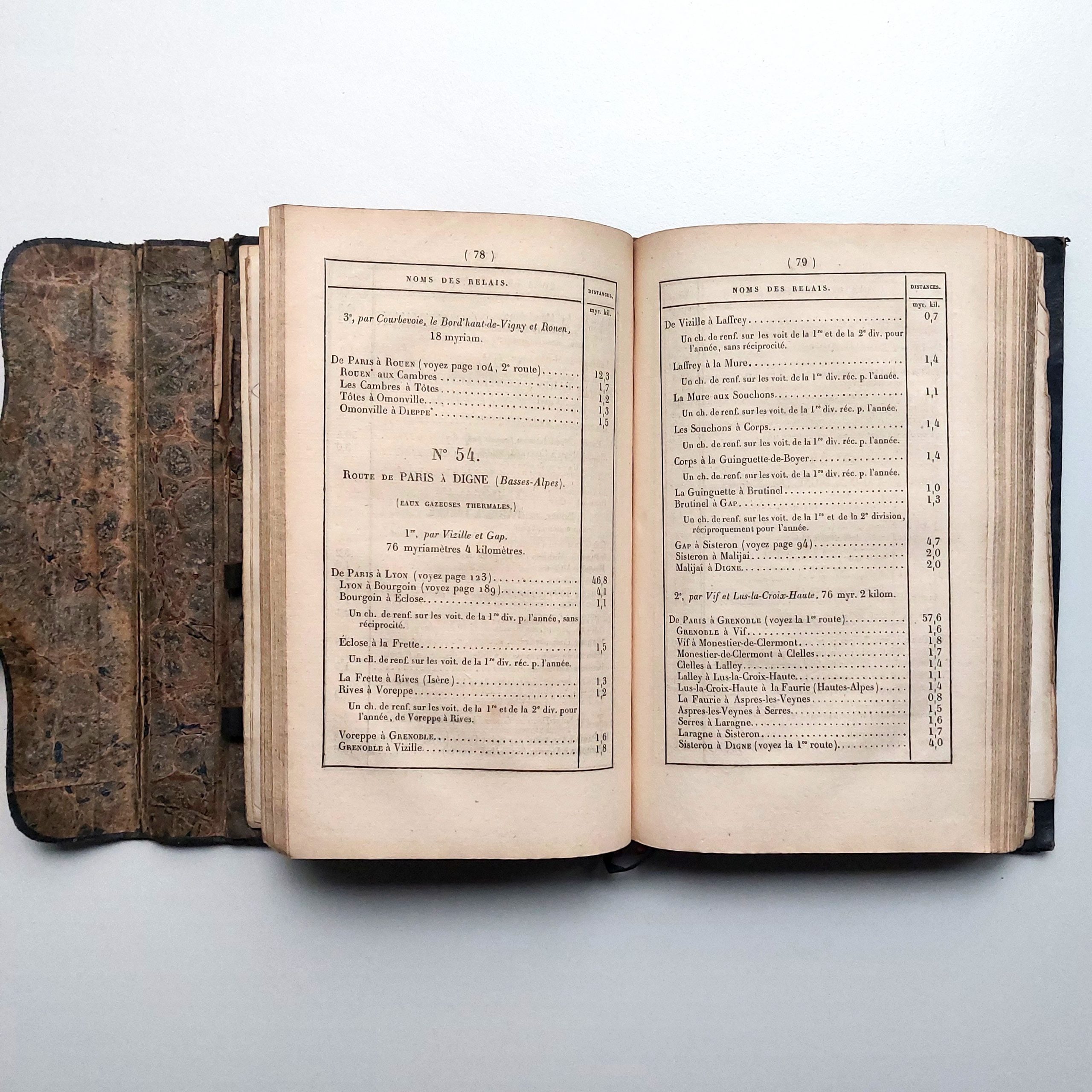 Livre de Poste pour l'an 1842. – Image 5