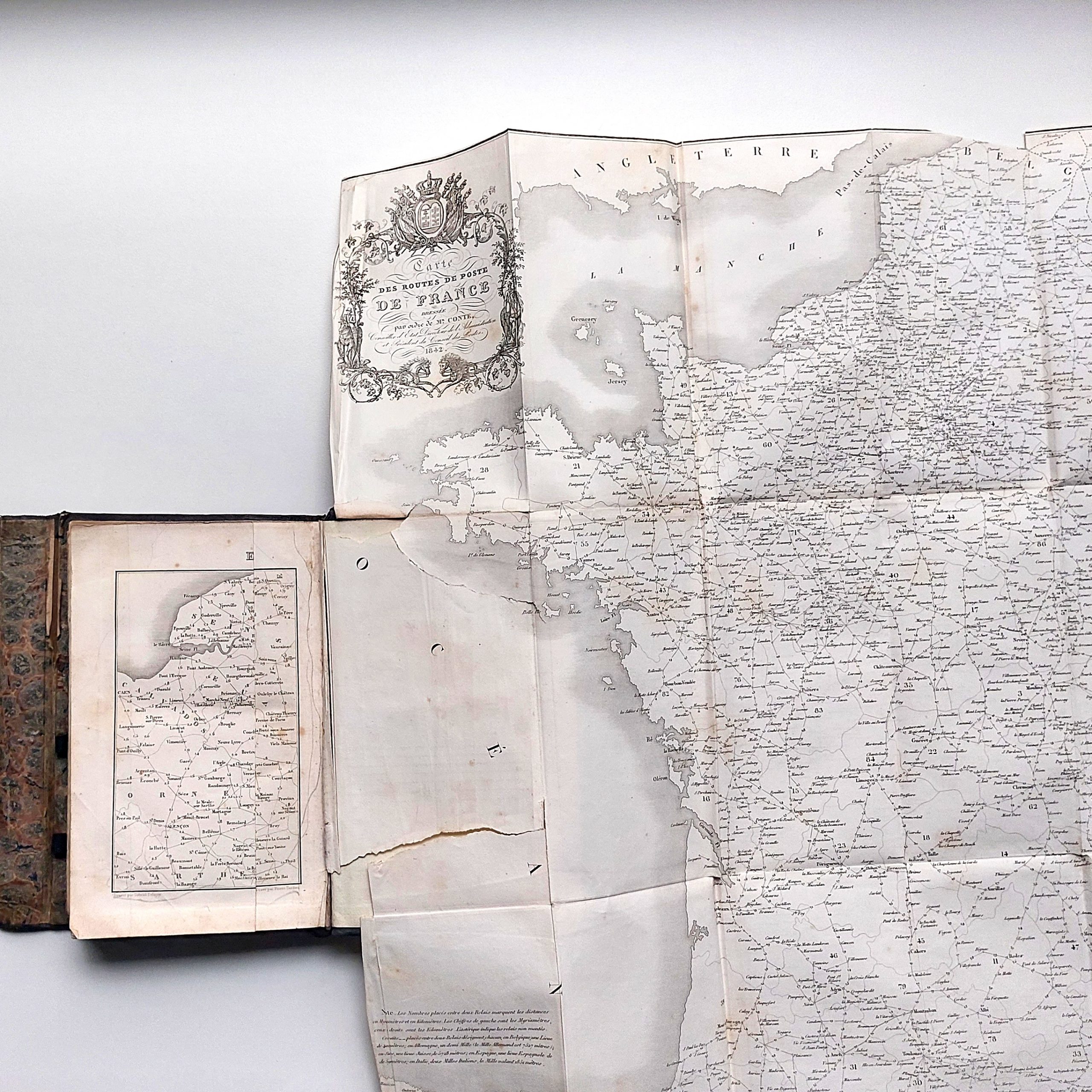 Livre de Poste pour l'an 1842. – Image 7