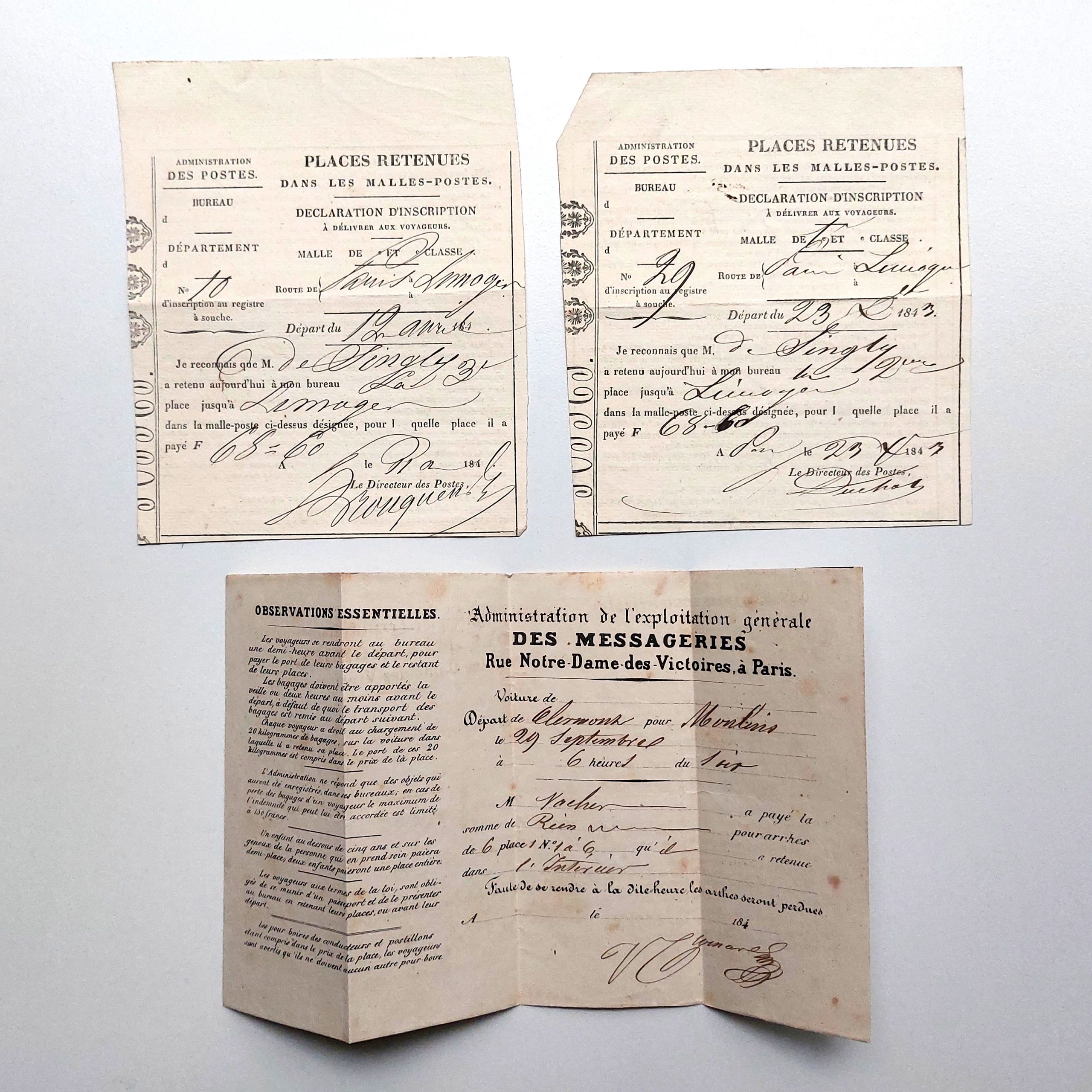 Livre de Poste pour l'an 1842. – Image 8