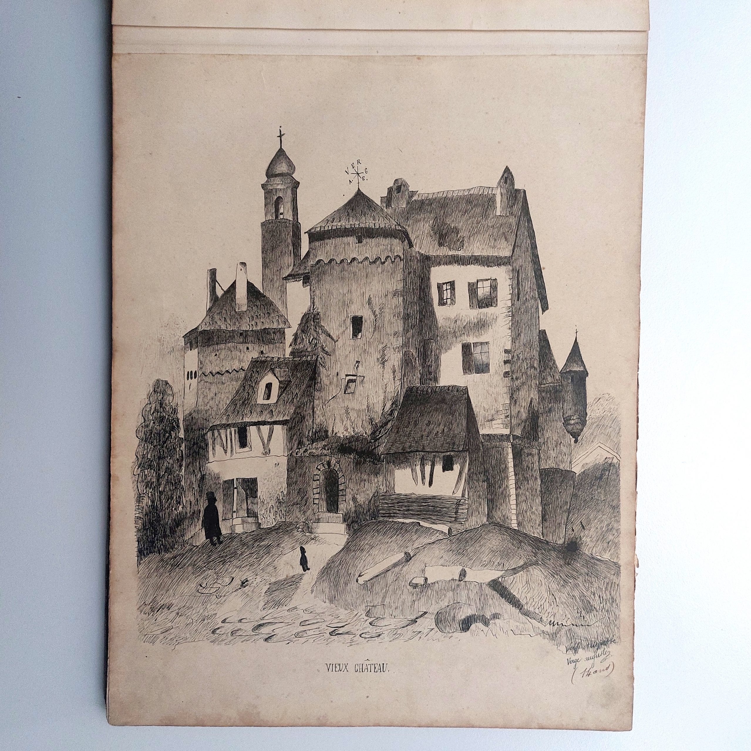 Recueil de dessins d'enfants de forgerons à Commentry. – Image 7