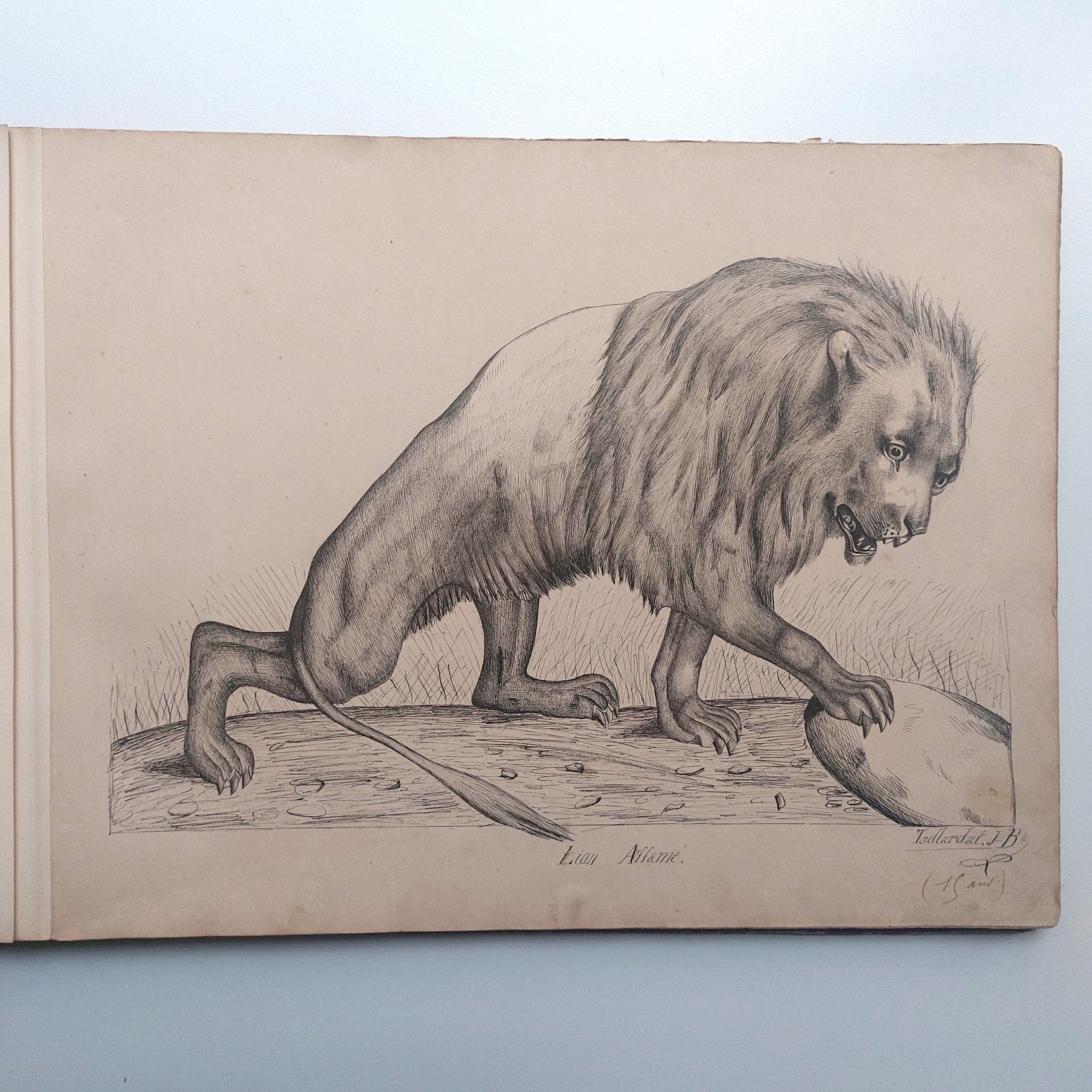 Recueil de dessins d'enfants de forgerons à Commentry. – Image 9