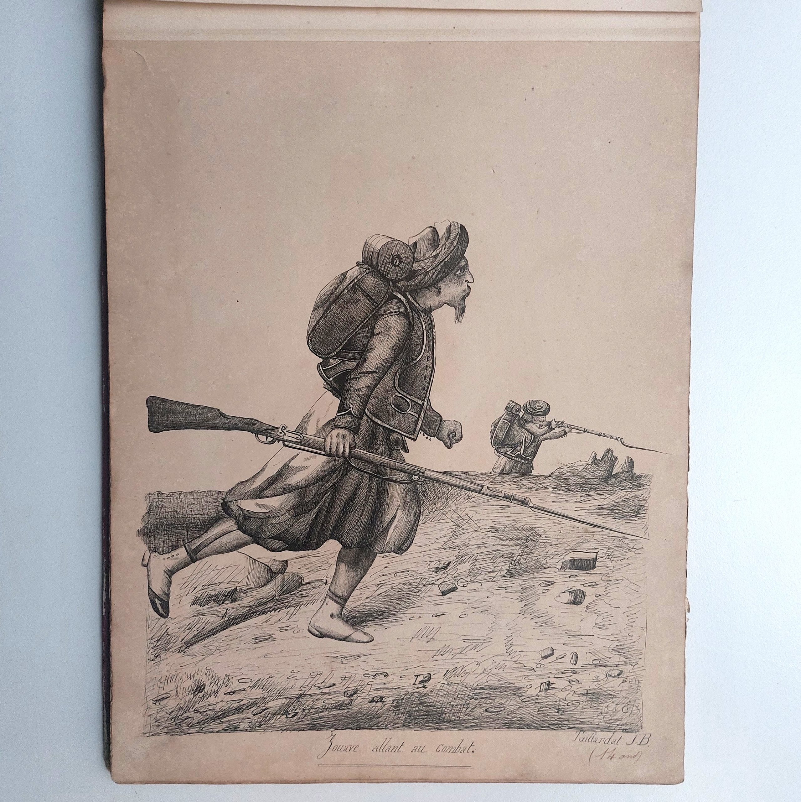 Recueil de dessins d'enfants de forgerons à Commentry. – Image 15