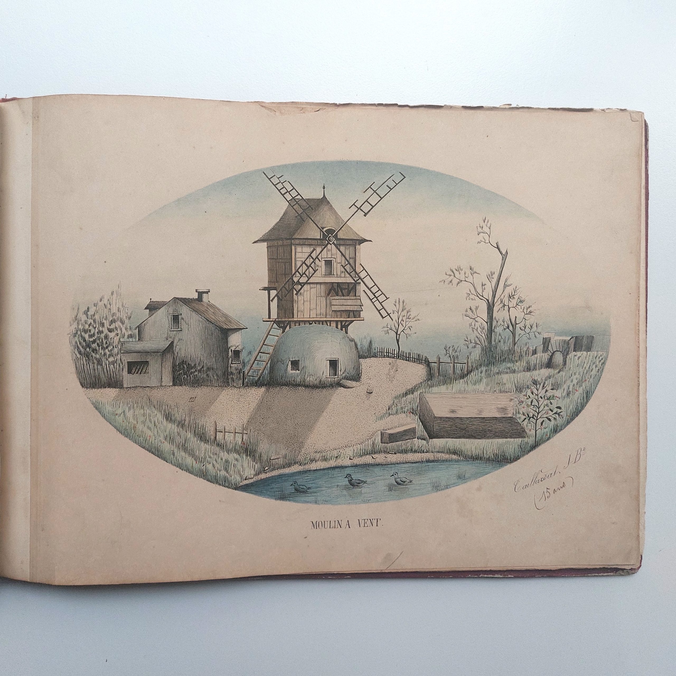 Recueil de dessins d'enfants de forgerons à Commentry. – Image 21