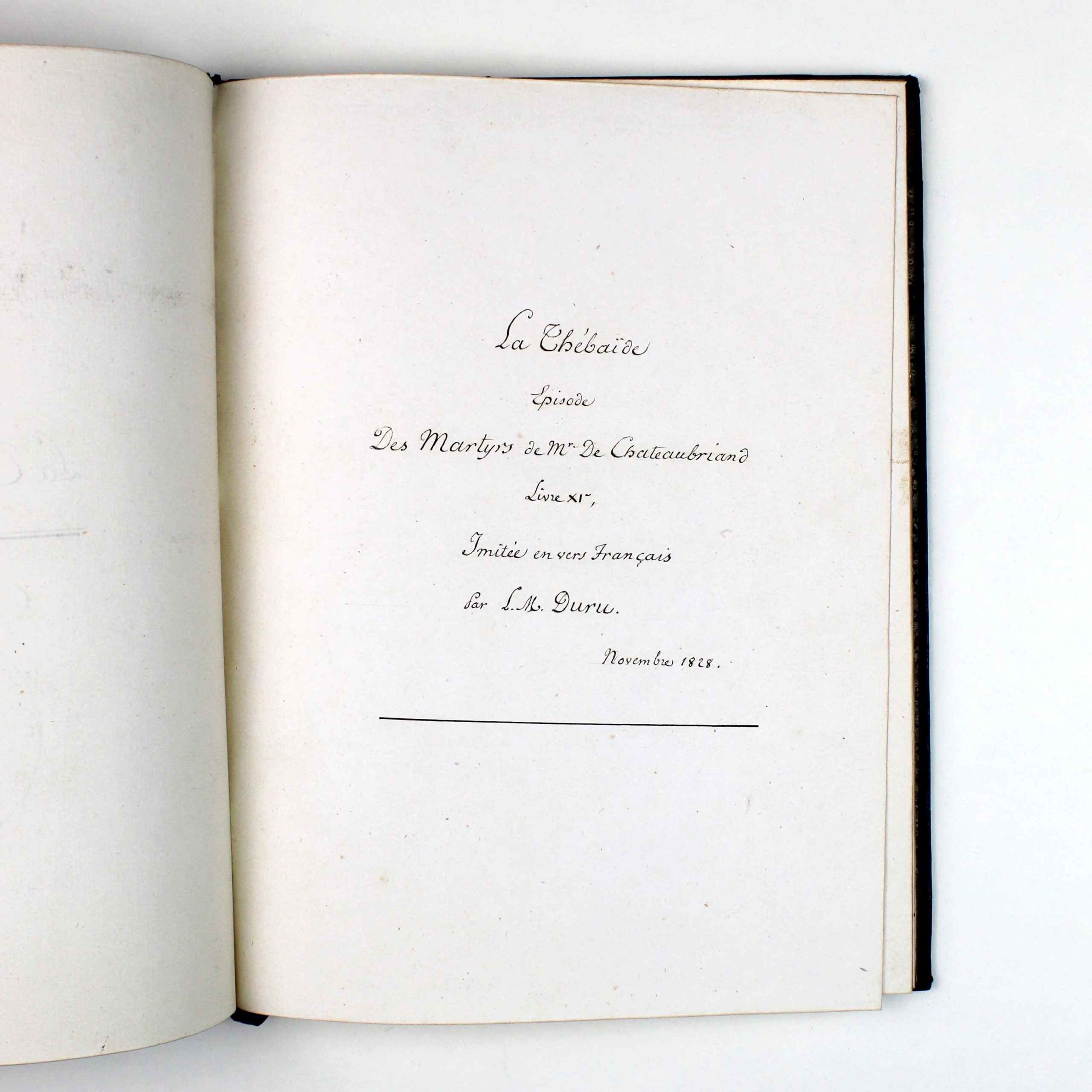 La Thébaïde. Épisode Des Martyrs de Mr. De Chateaubriand Livre XIe, imitée en vers Français. – Image 2