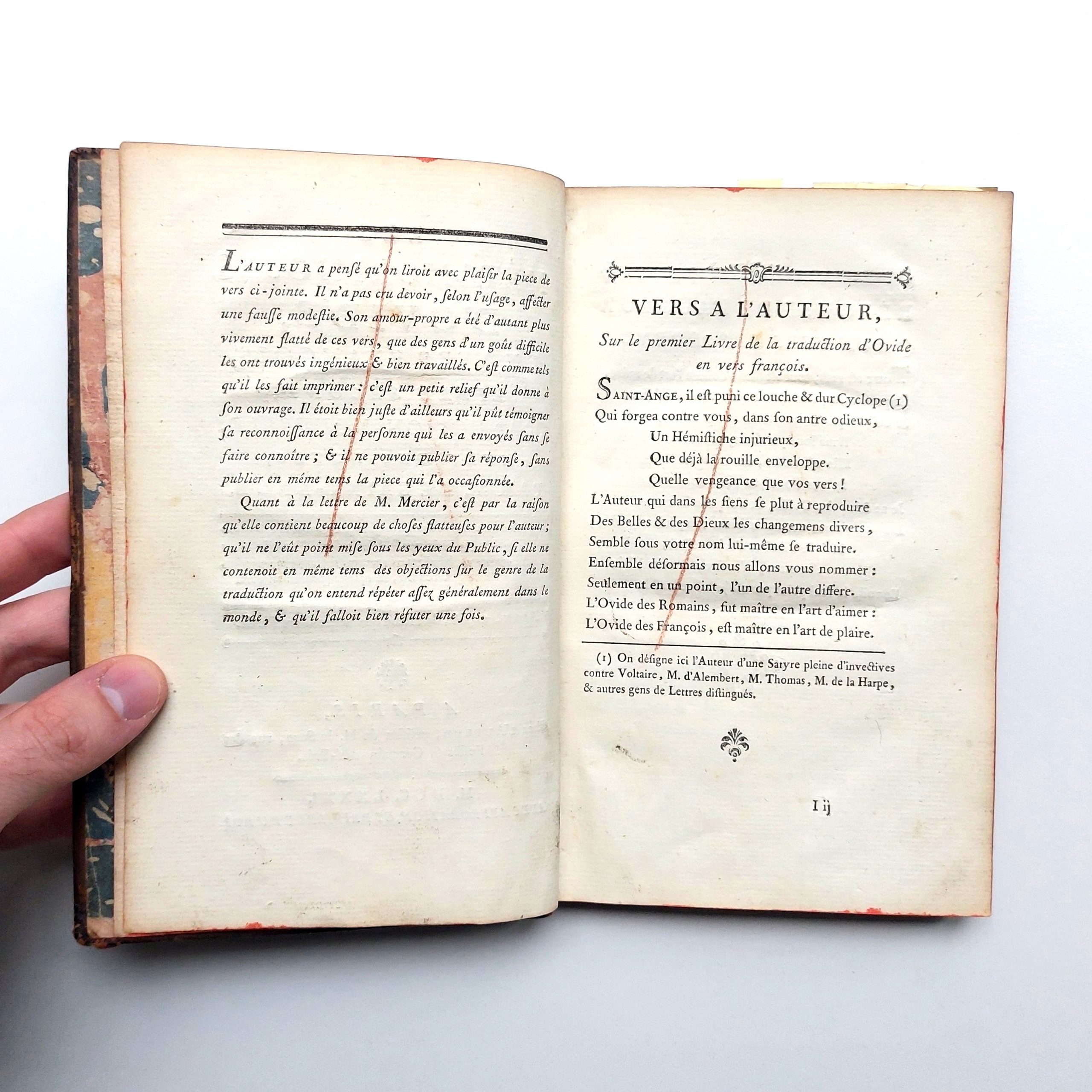 Les Métamorphoses d'Ovide, en vers françois, livre second, traduction nouvelle, avec des notes. – Image 3